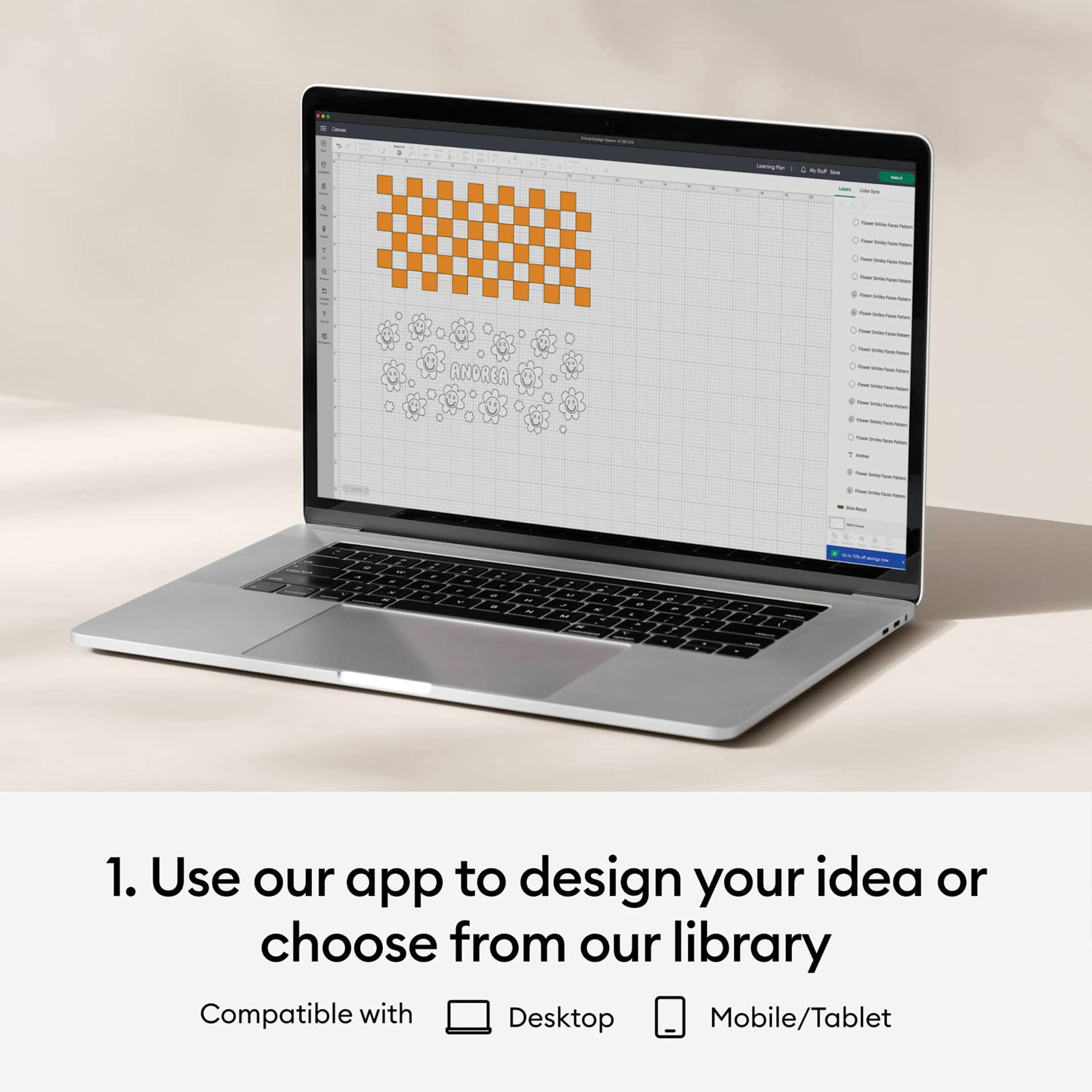 Cricut Joy Xtra design software (free trial included)