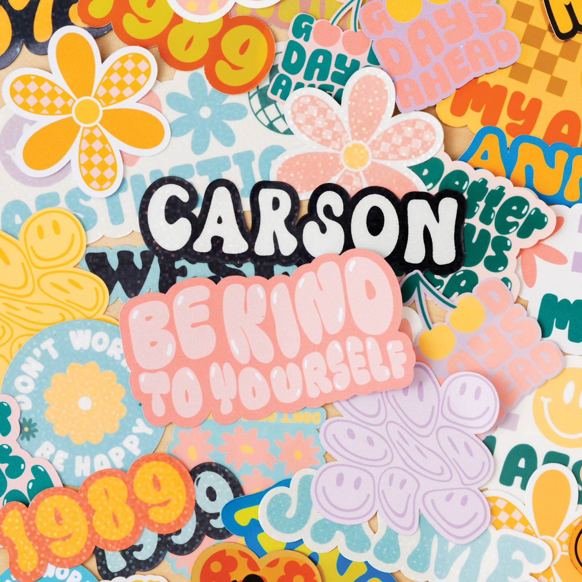Cricut Joy Xtra many finished decal examples