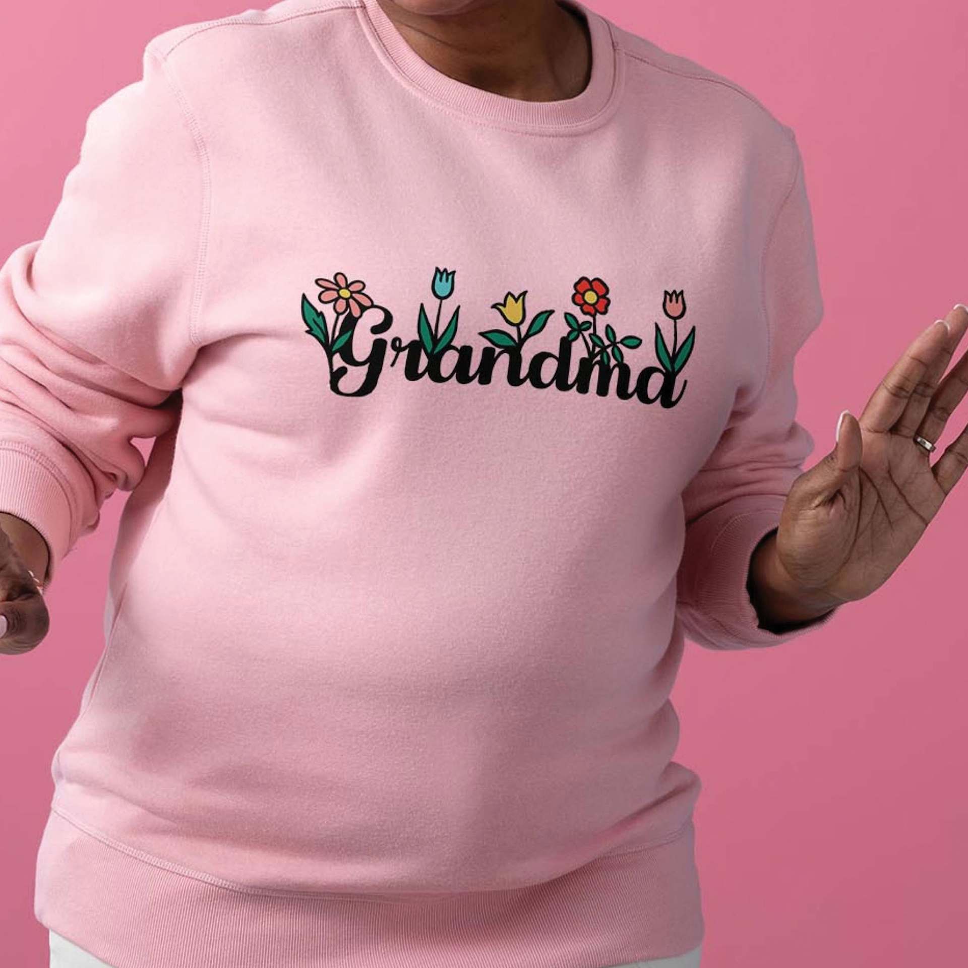 Cricut Joy Xtra finished sweater example