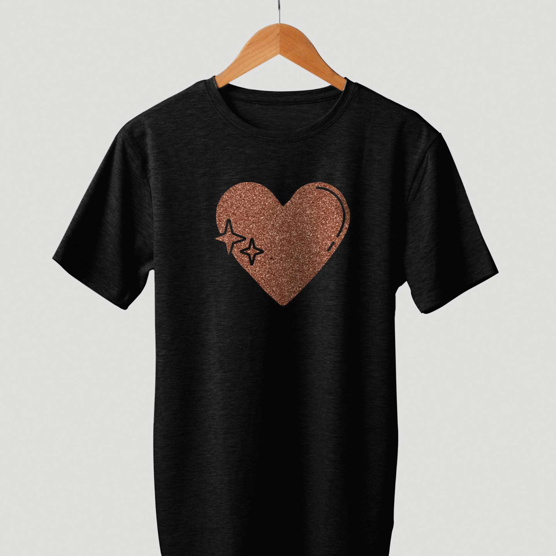 Cricut Joy Xtra Prismatic Glitter Smart Iron-On Heat-Transfer Vinyl - Sea Sparkle Sampler finished shirt decal example