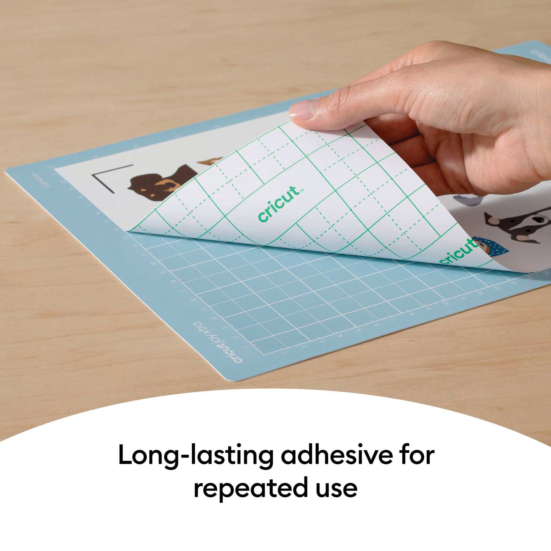 Cricut Joy Xtra Adhesive Cutting Mat - Light Grip, 8-1/2" x 12" long-lasting adhesive