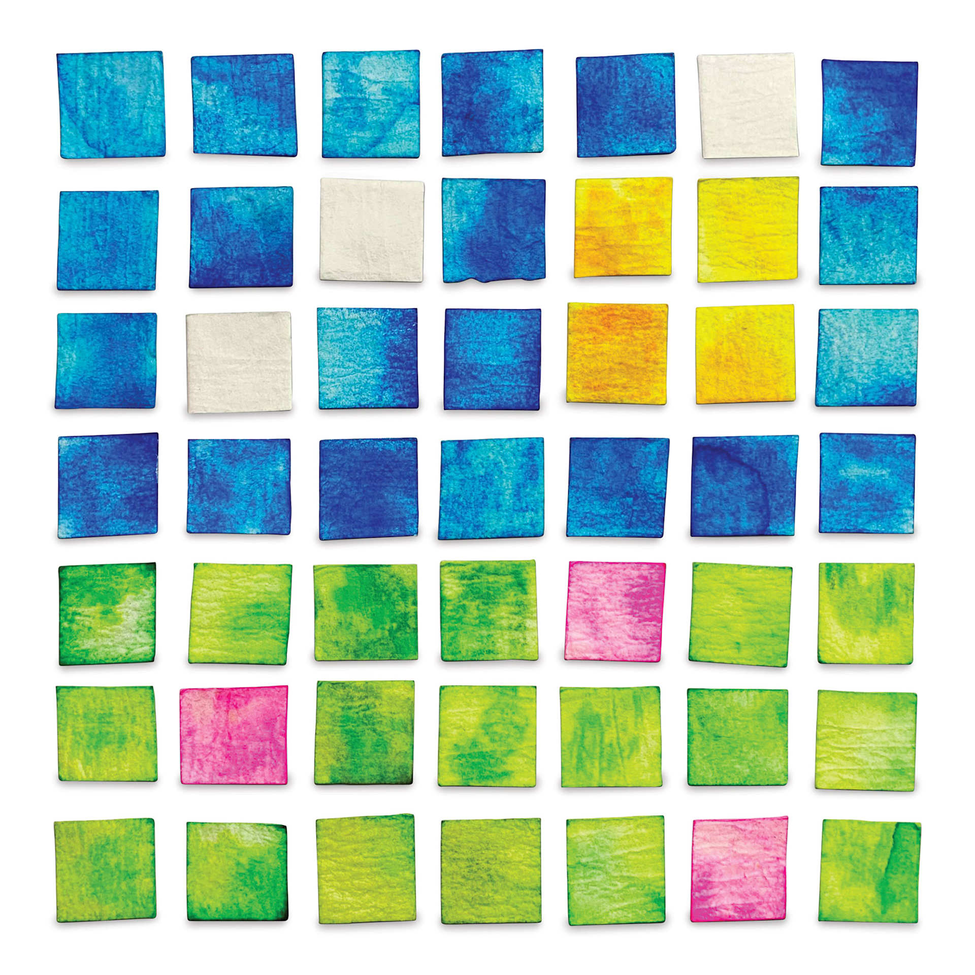 Roylco Blots of Mosaics - 3/4" x 3/4", Pkg of 1000 finished mosaic example