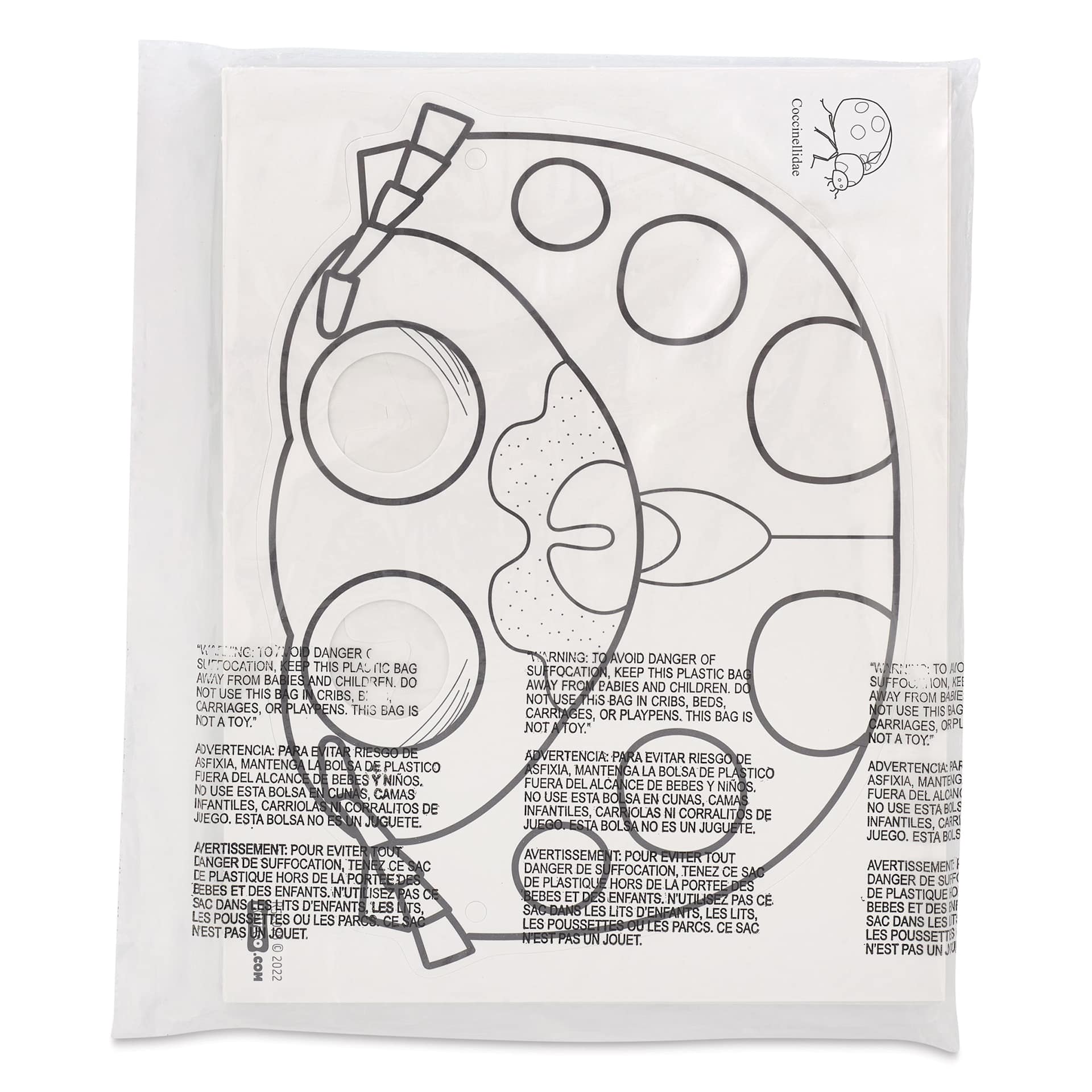 Roylco Insect Masks back of packaging