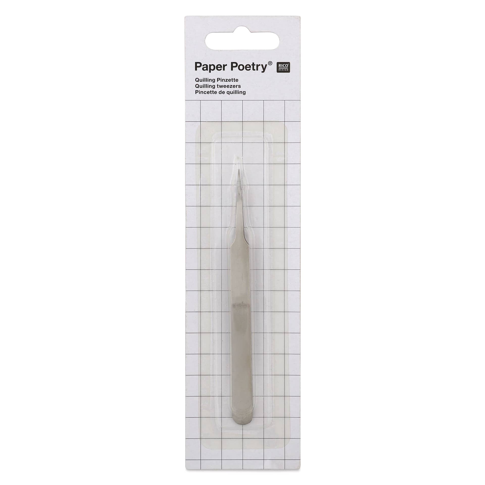 Rico Design Paper Poetry Quilling Tweezers - front of packaging