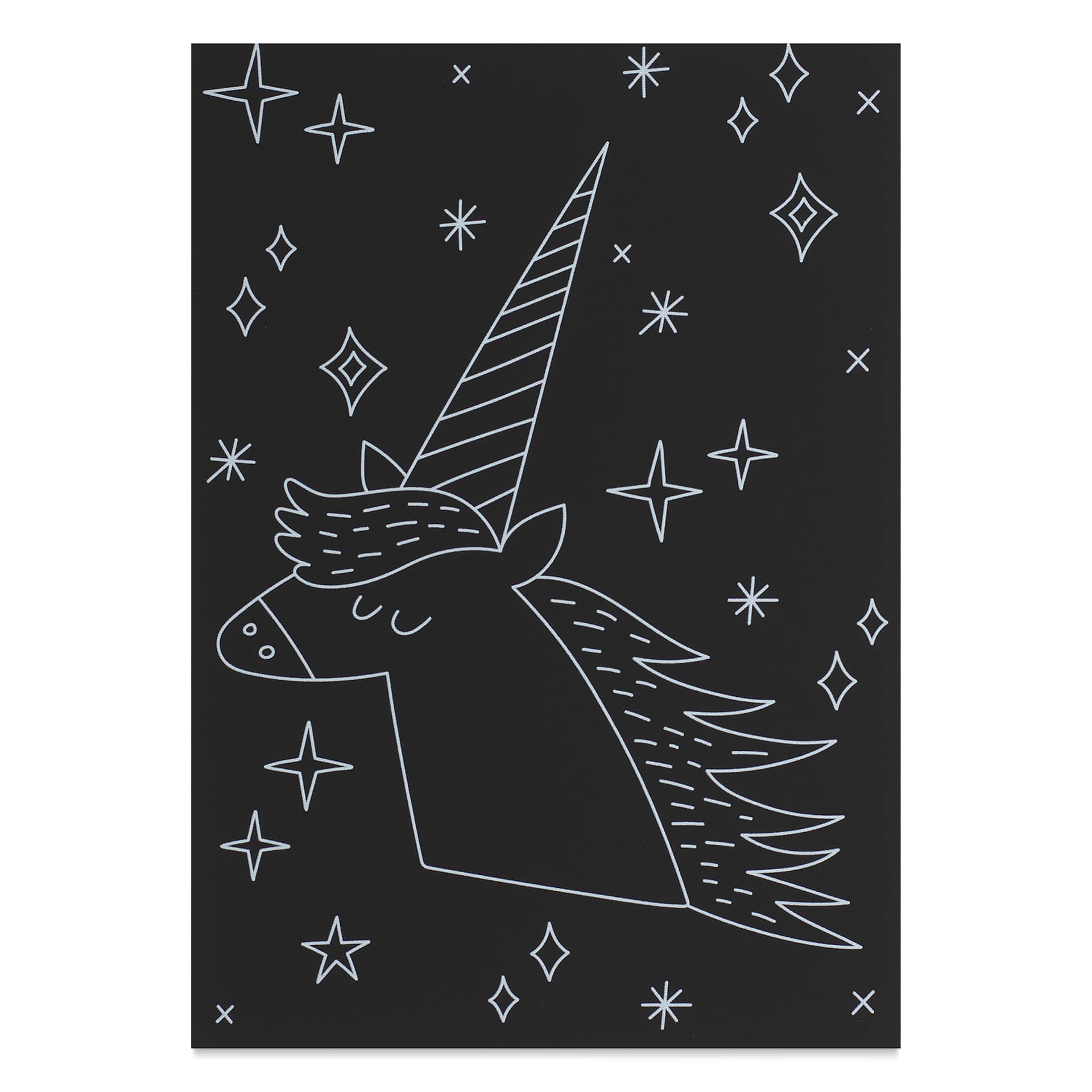 Rico Design Paper Poetry Scratch Paper Pads - Motifs, A5 - unicorns