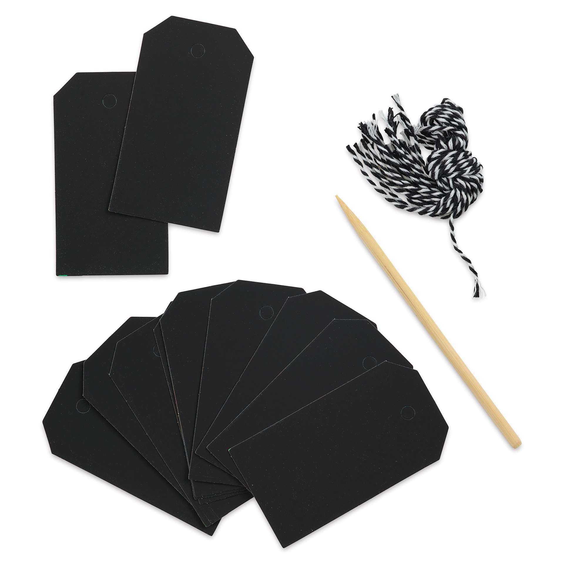Rico Design Paper Poetry Scratch Paper Hangtags - Set of 12