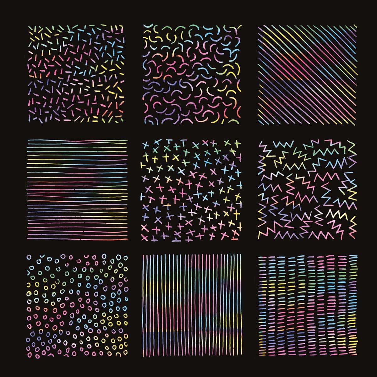Scratch Paper Pads Rainbow A3 (11.7" x 16.5")