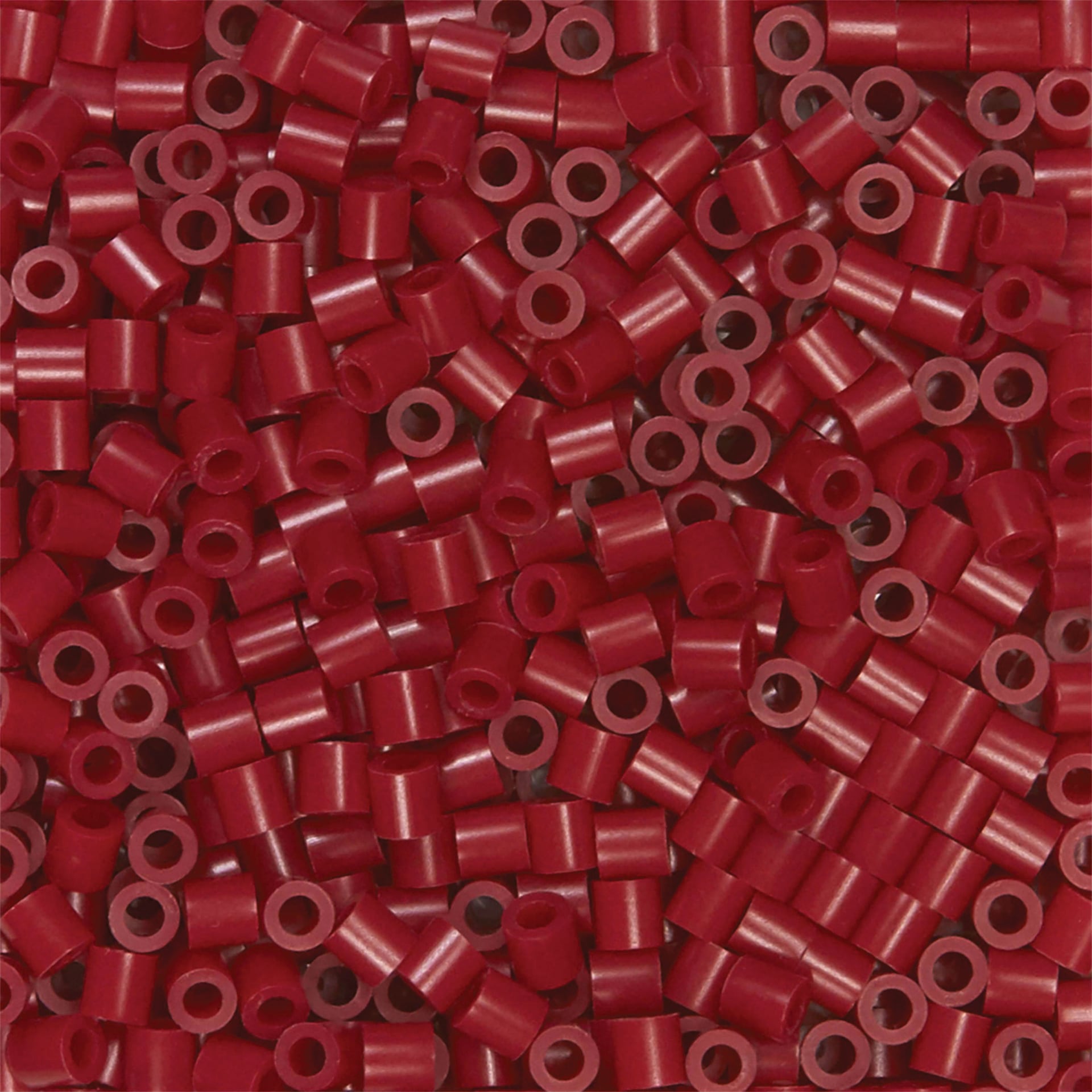 Perler Fused Bead Bag - Cherry - close-up of beads