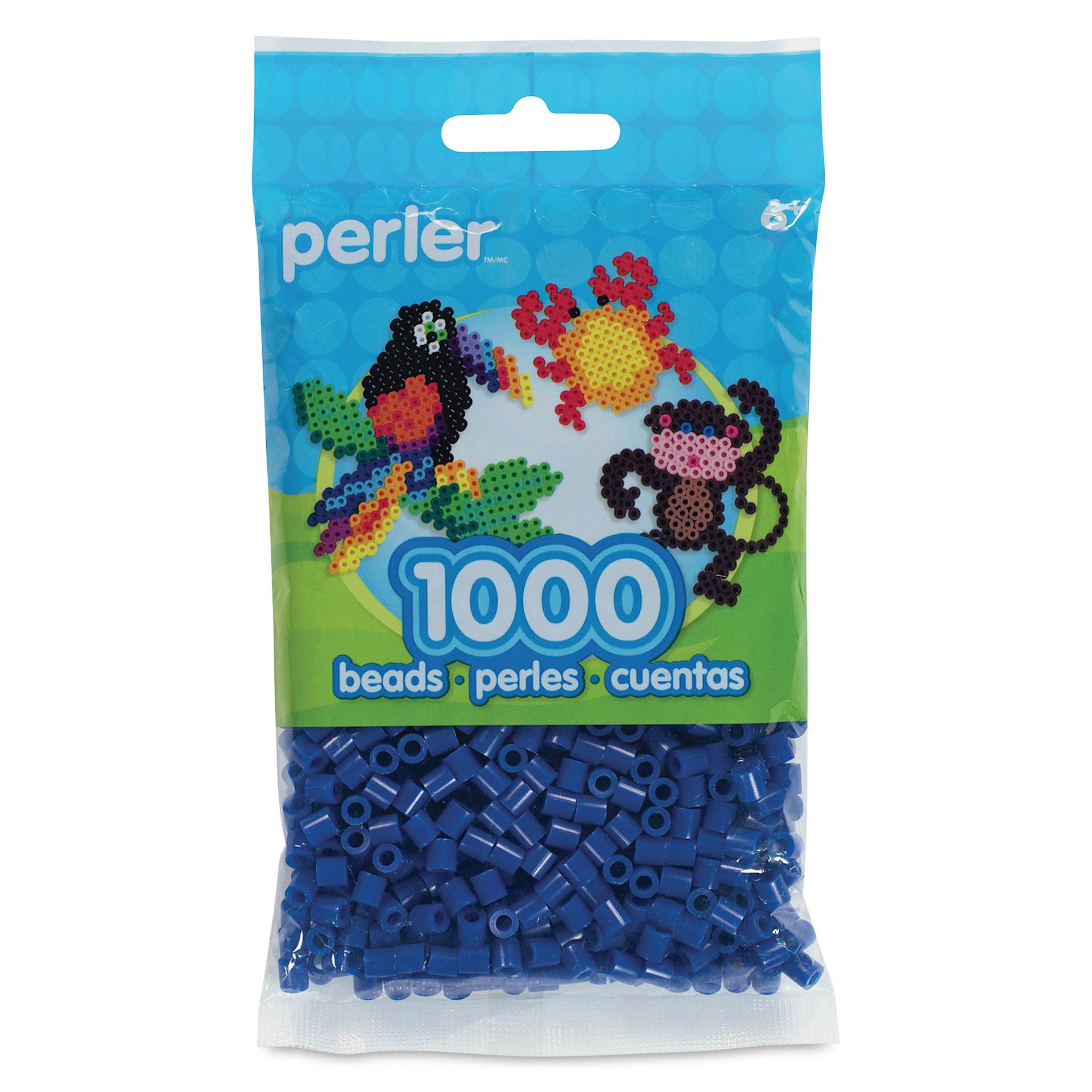 Perler Fused Bead Bag - Dark Blue, Pkg of 1000 - front of packaging