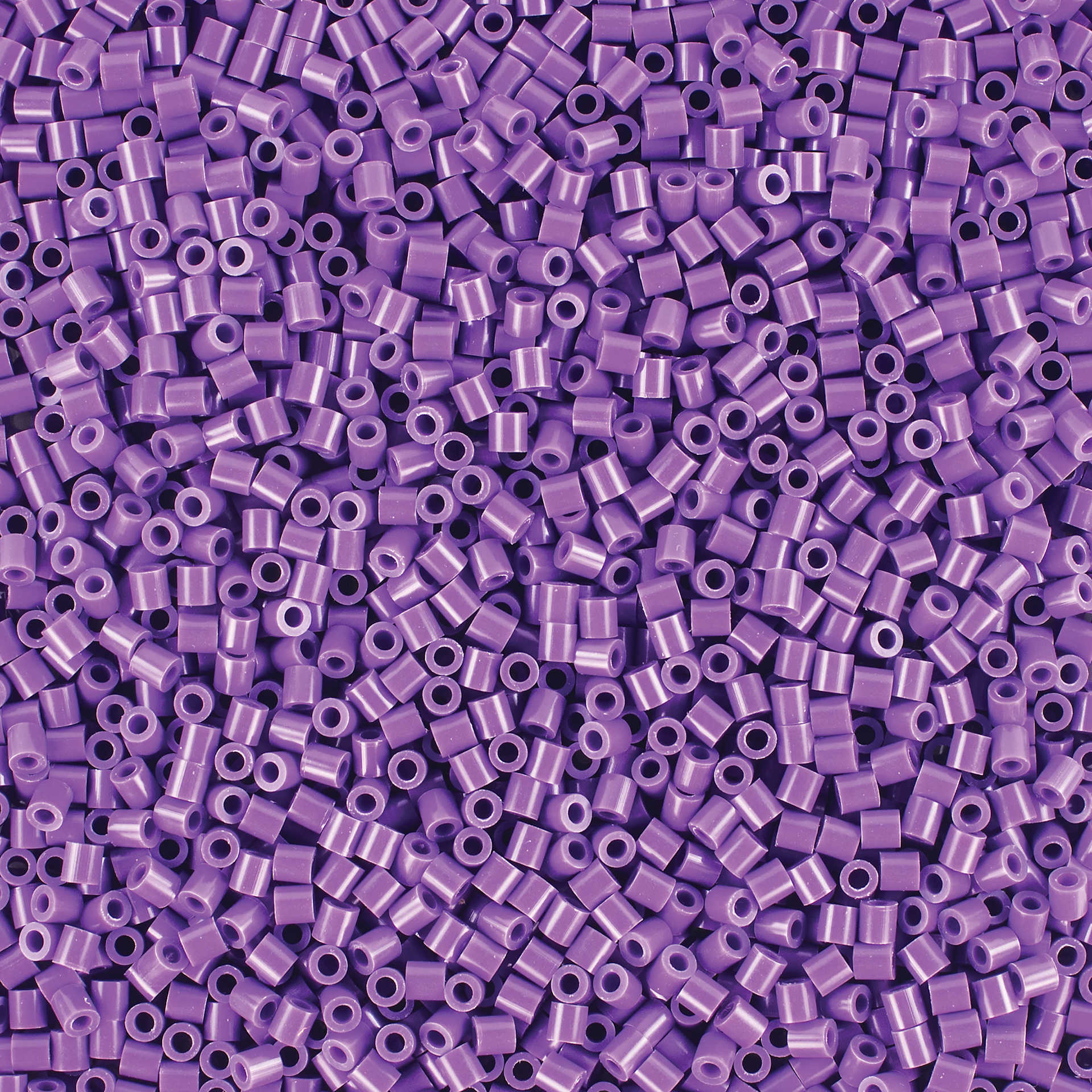 Perler Fused Bead Bag - Purple - close-up of beads
