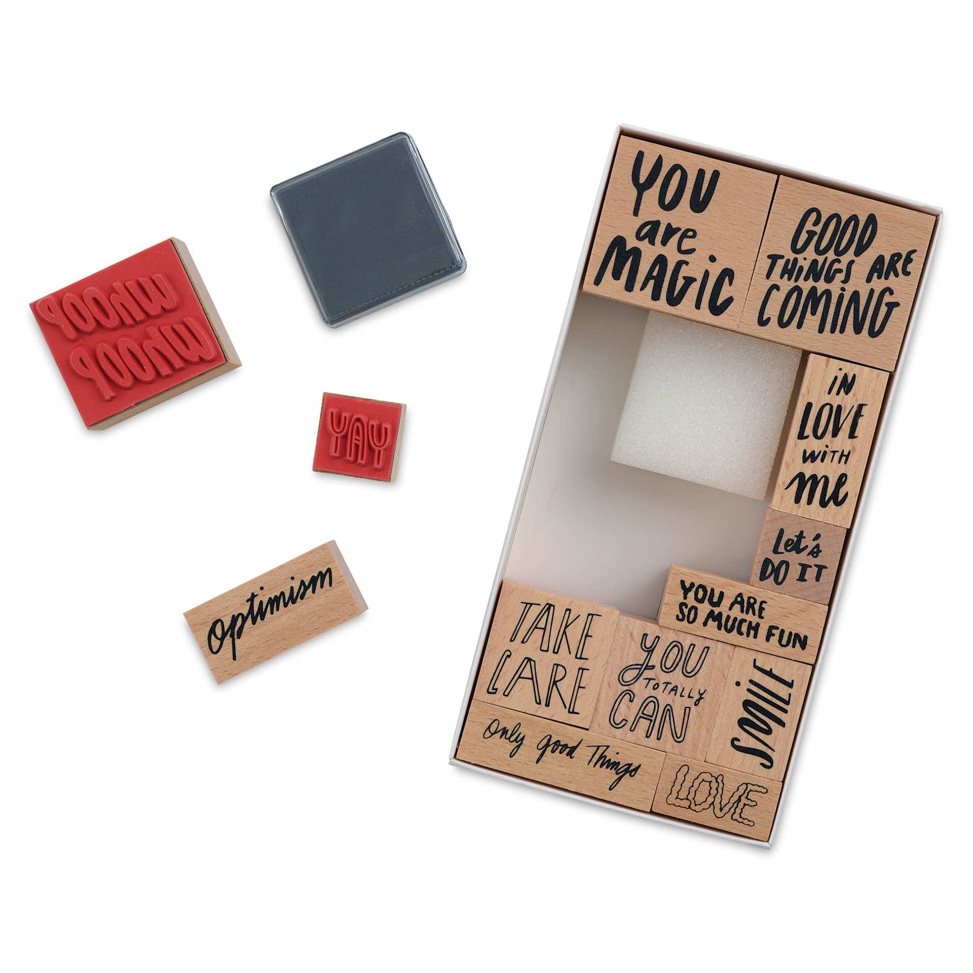 Rico Design Paper Poetry Stamp Set - Set of 13, You Are Magic