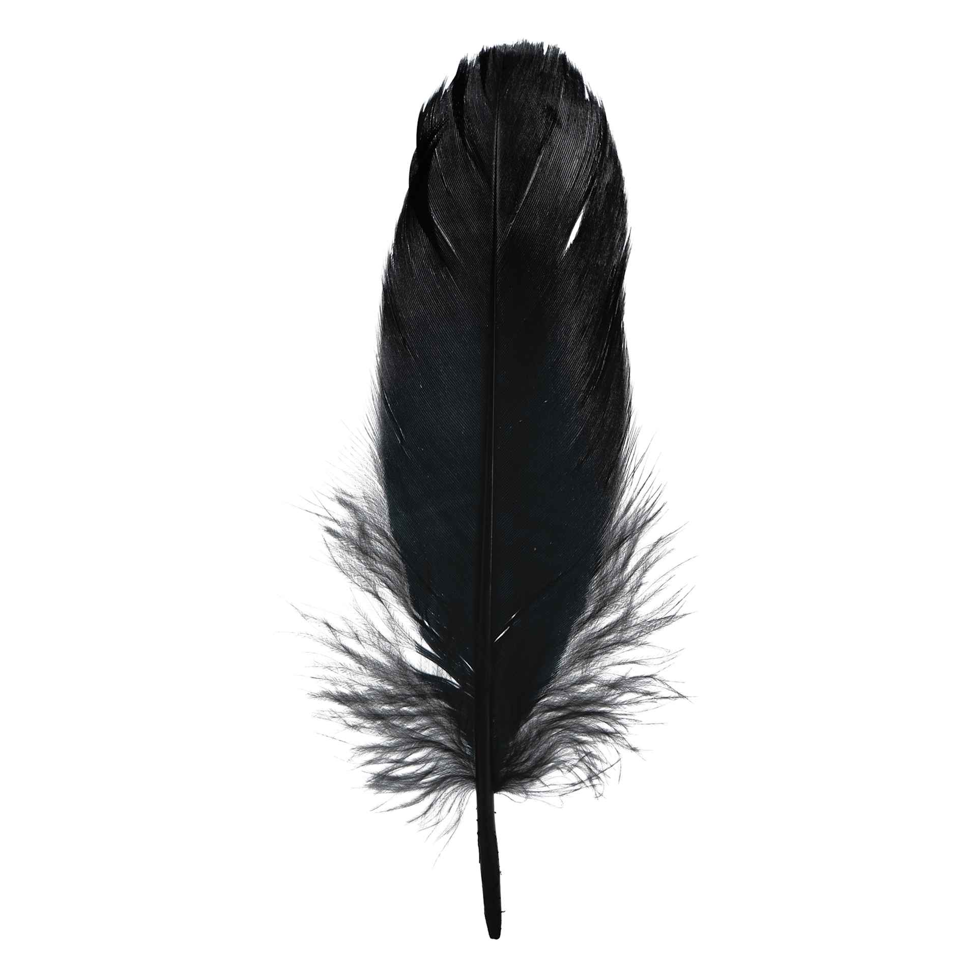 John Bead Goose Feathers - Black - single feather