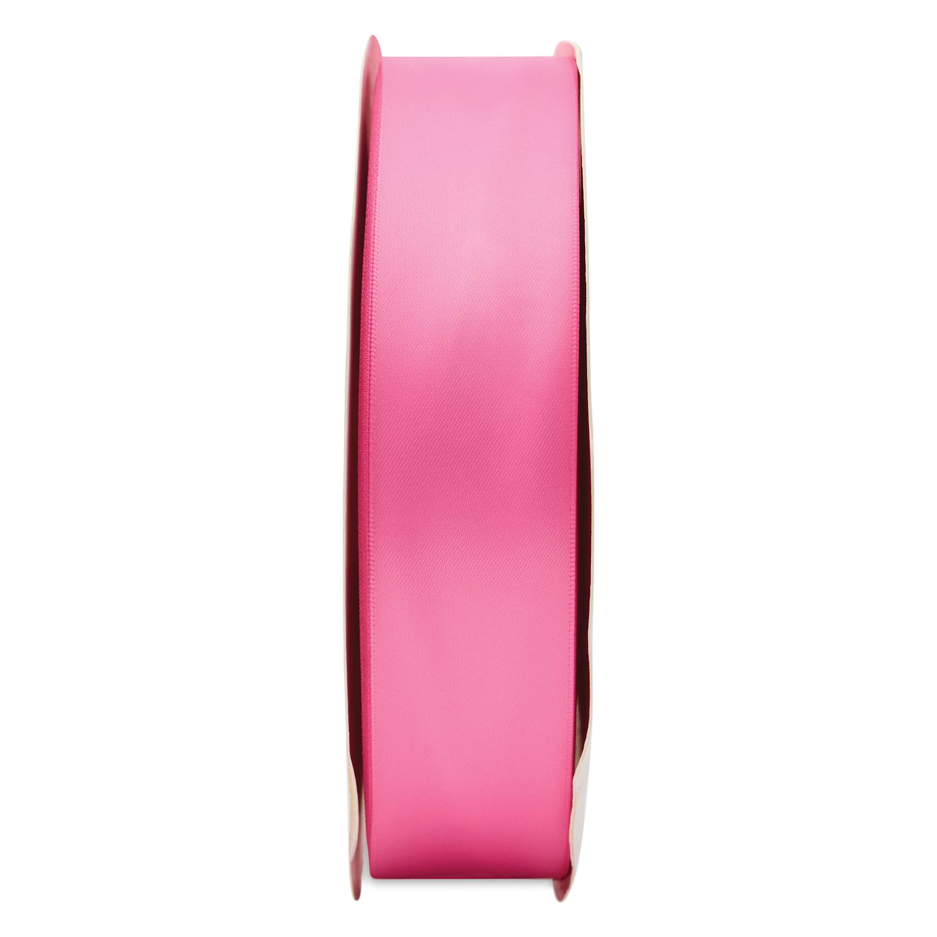 Morex Recycled Double Faced Satin Ribbon - Hot Pink, 1-1/2" x 100 yd