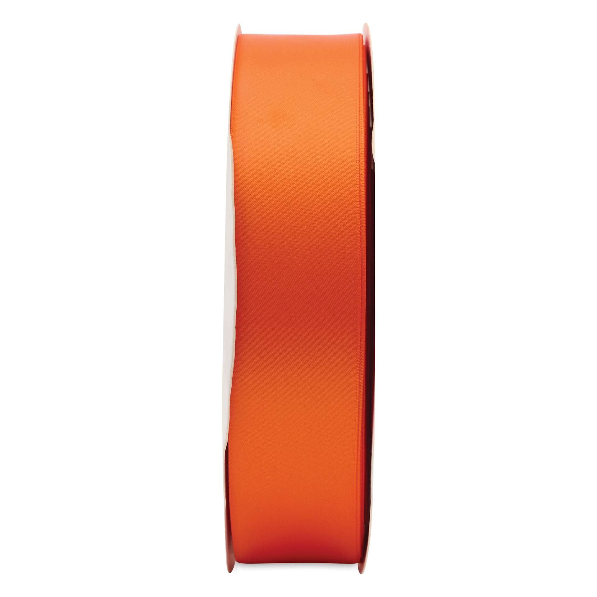 Morex Recycled Double Faced Satin Ribbon - Torrid Orange, 1-1/2" x 100 yd