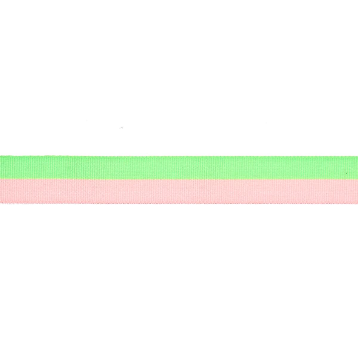 RIBBN STRP 20MMX3M PNK/NEON GR