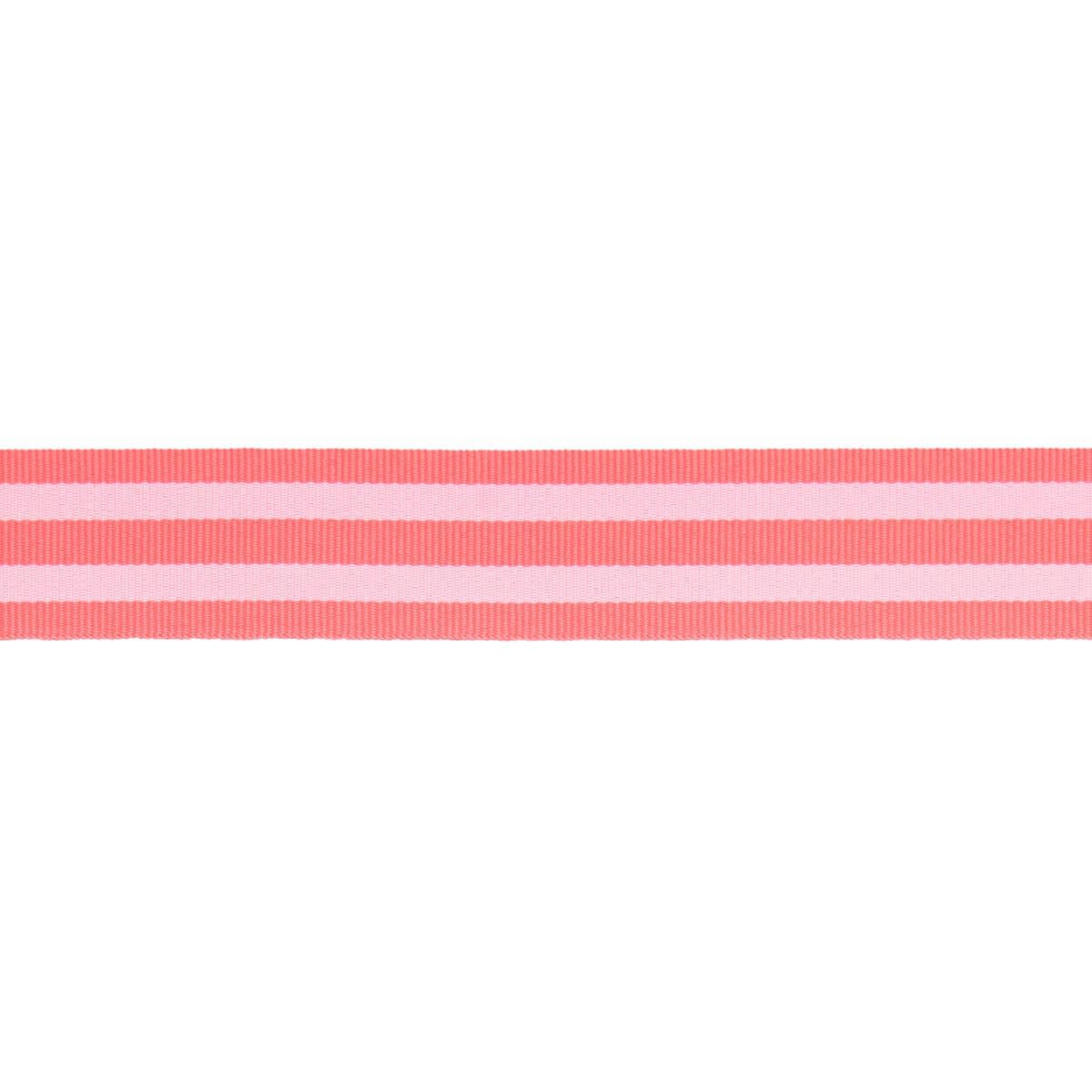 RIBBN STRP 25MMX3M NEON PNK/WH