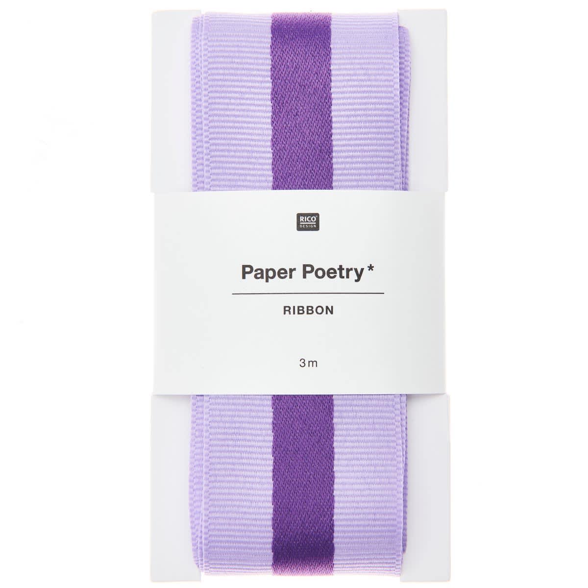 RIBBN STRP 38MMX3M LILAC/PURPL