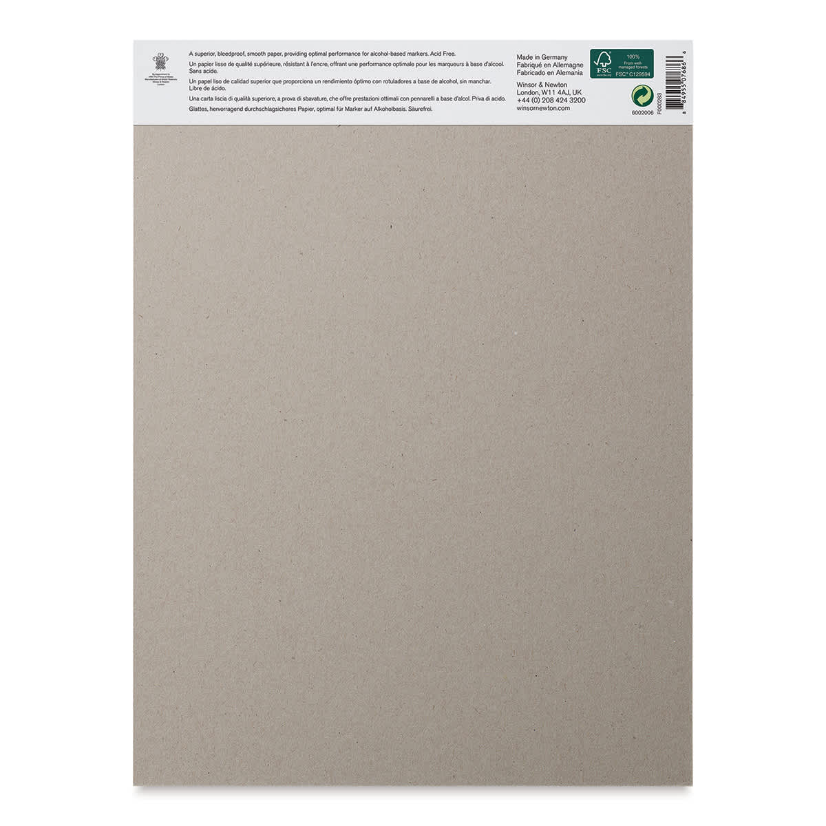 Winsor & Newton Marker Pad - 9" x 12" (back cover)