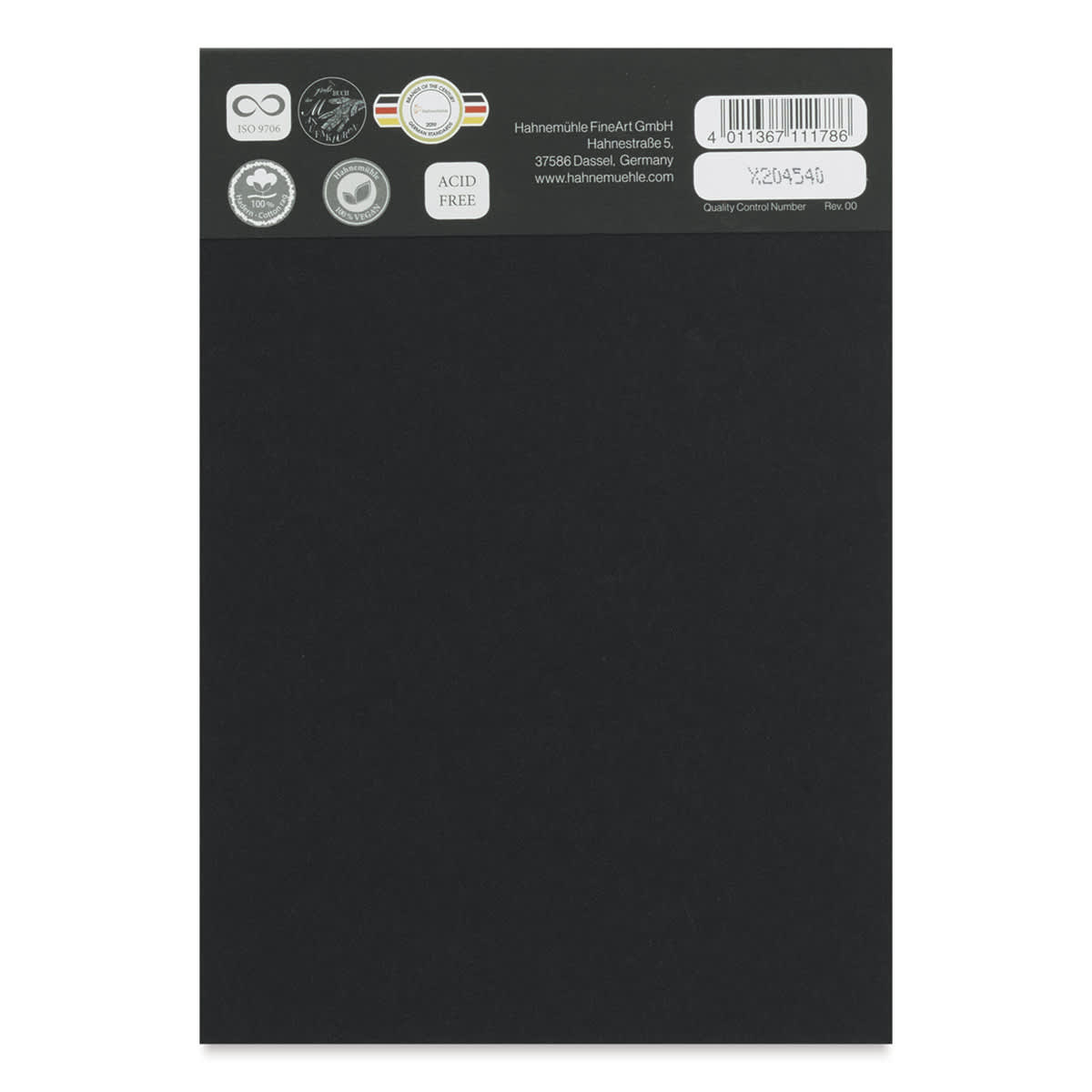 Hahnemühle The Collection Sketch Paper Pad - 5.8" x 8.3", 30 Sheets (back of pad)