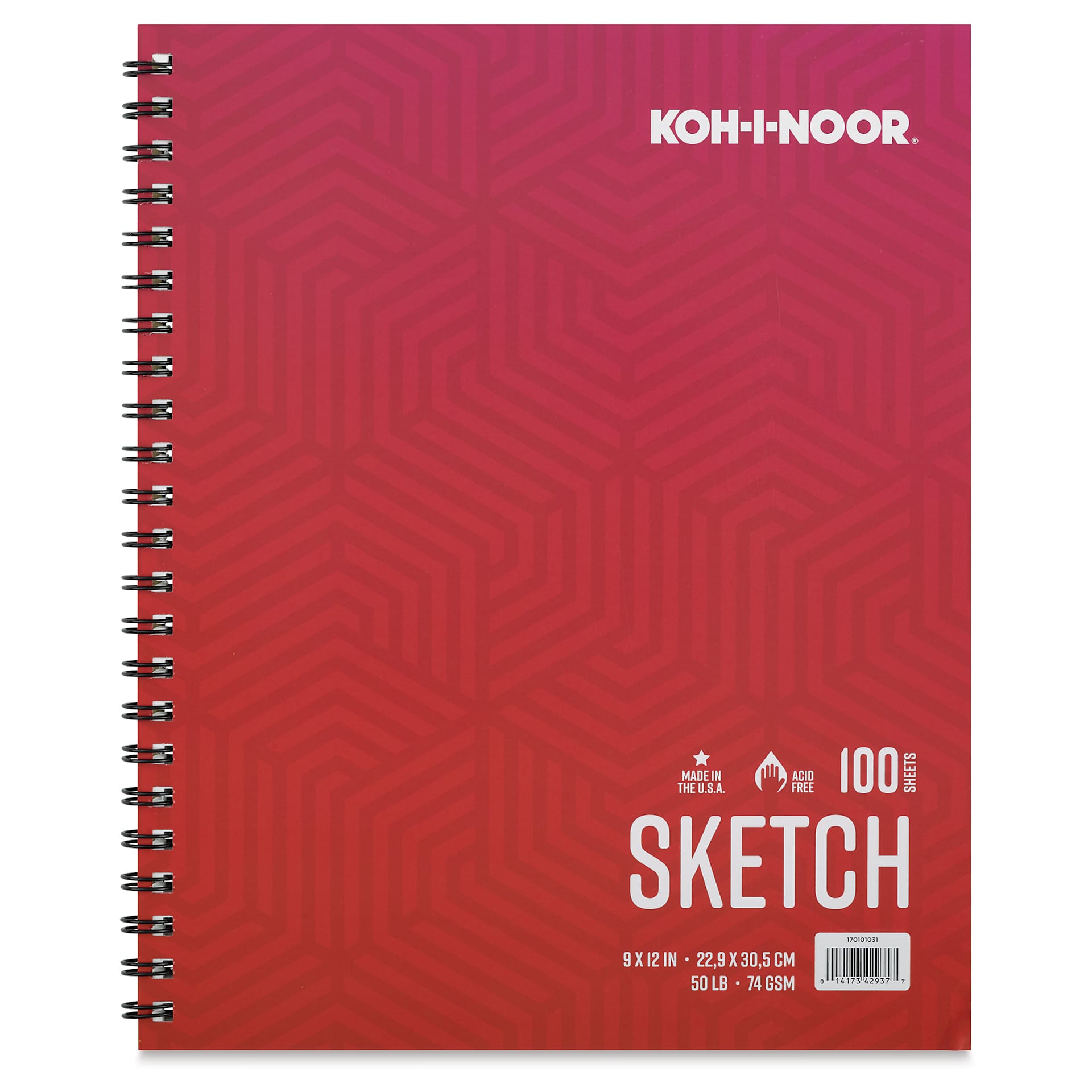 Koh-I-Noor Sketch Pad - 9" x 12", Wirebound, 100 Sheets, front cover