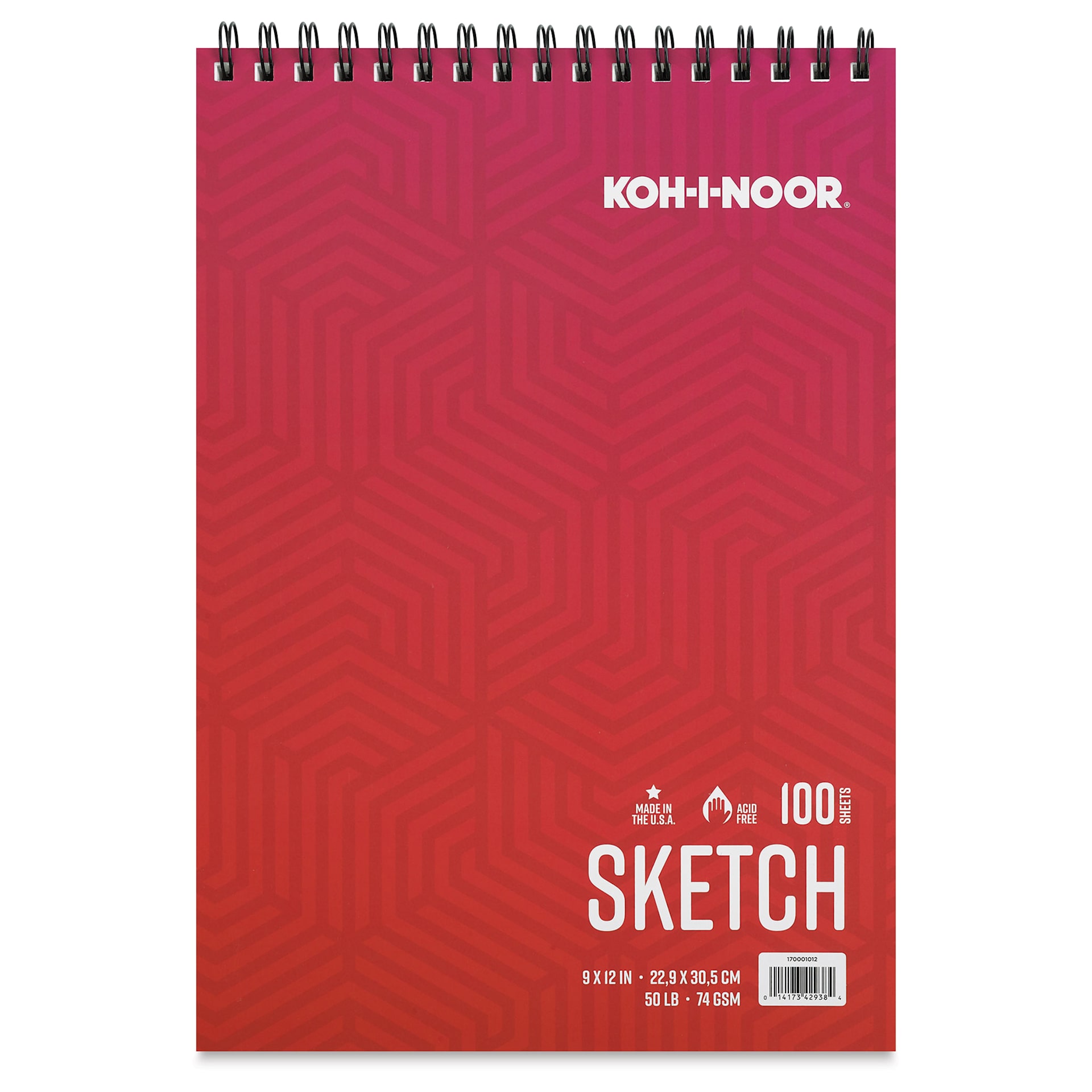 Koh-I-Noor Sketch Pad - 9" x 12", Wirebound, Top, 100 Sheets, front cover