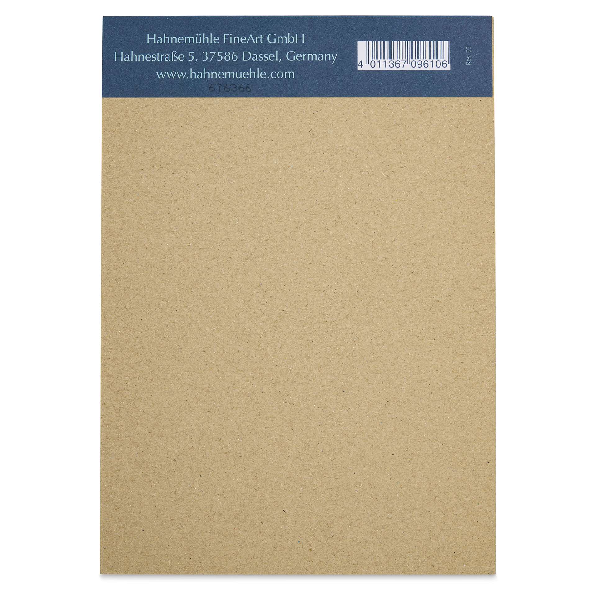 Hahnemühle Skizze Gluebound Sketch Pad - 5.83" x 8.27", 50 Sheets, 120 gsm, back cover