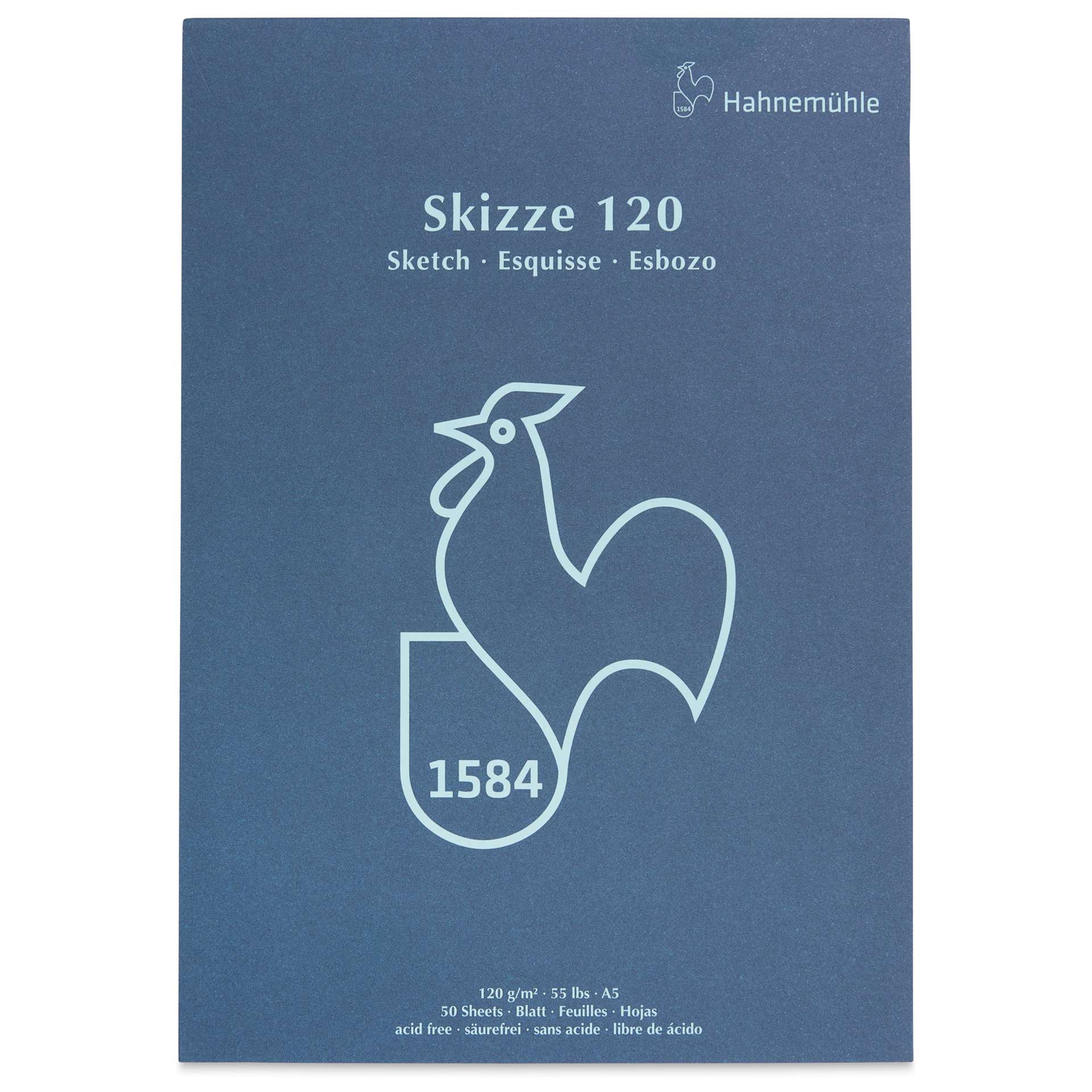 Hahnemühle Skizze Gluebound Sketch Pad - 5.83" x 8.27", 50 Sheets, 120 gsm, cover