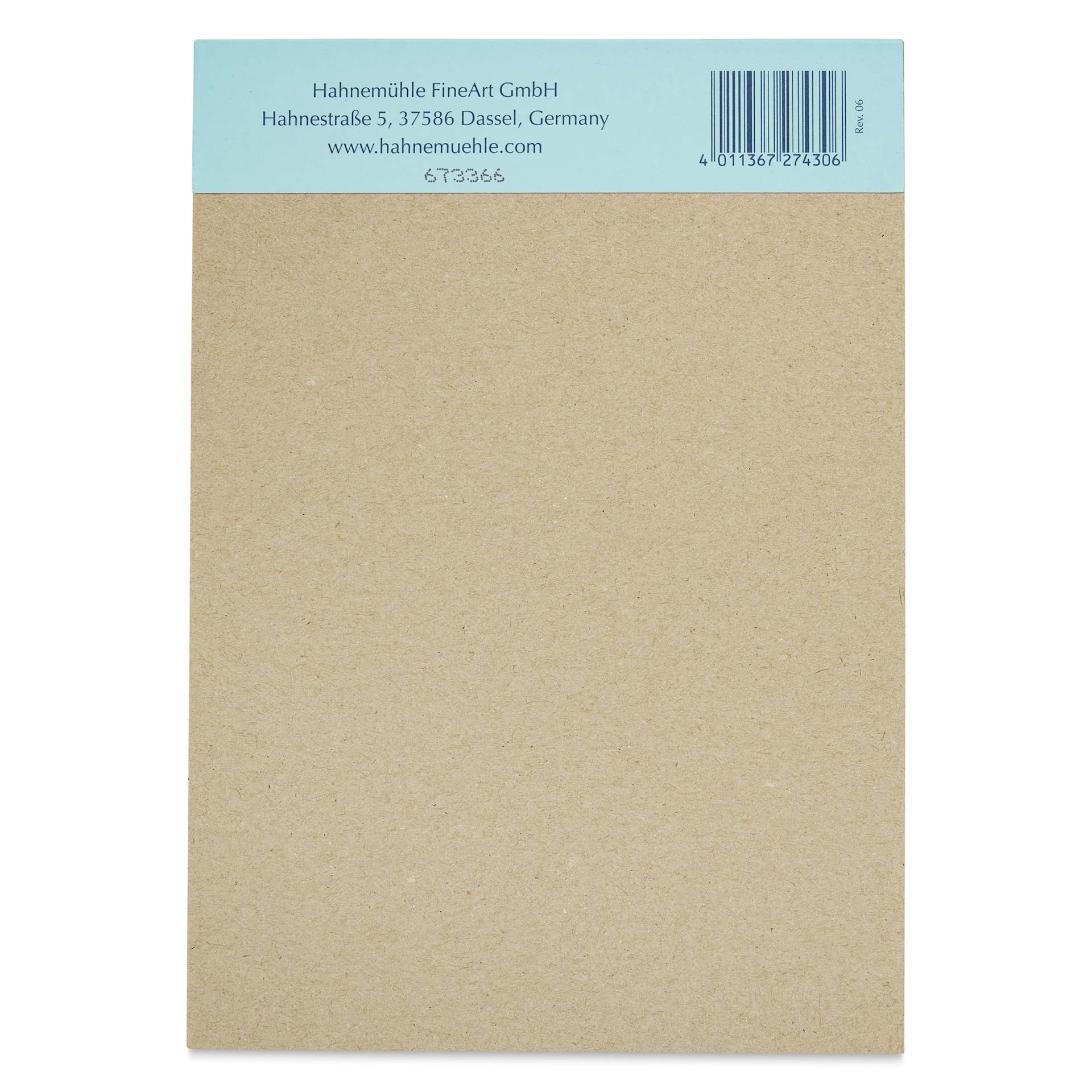 Hahnemühle Skizze Gluebound Sketch Pad - 5.83" x 8.27", 50 Sheets, 190 gsm, back cover
