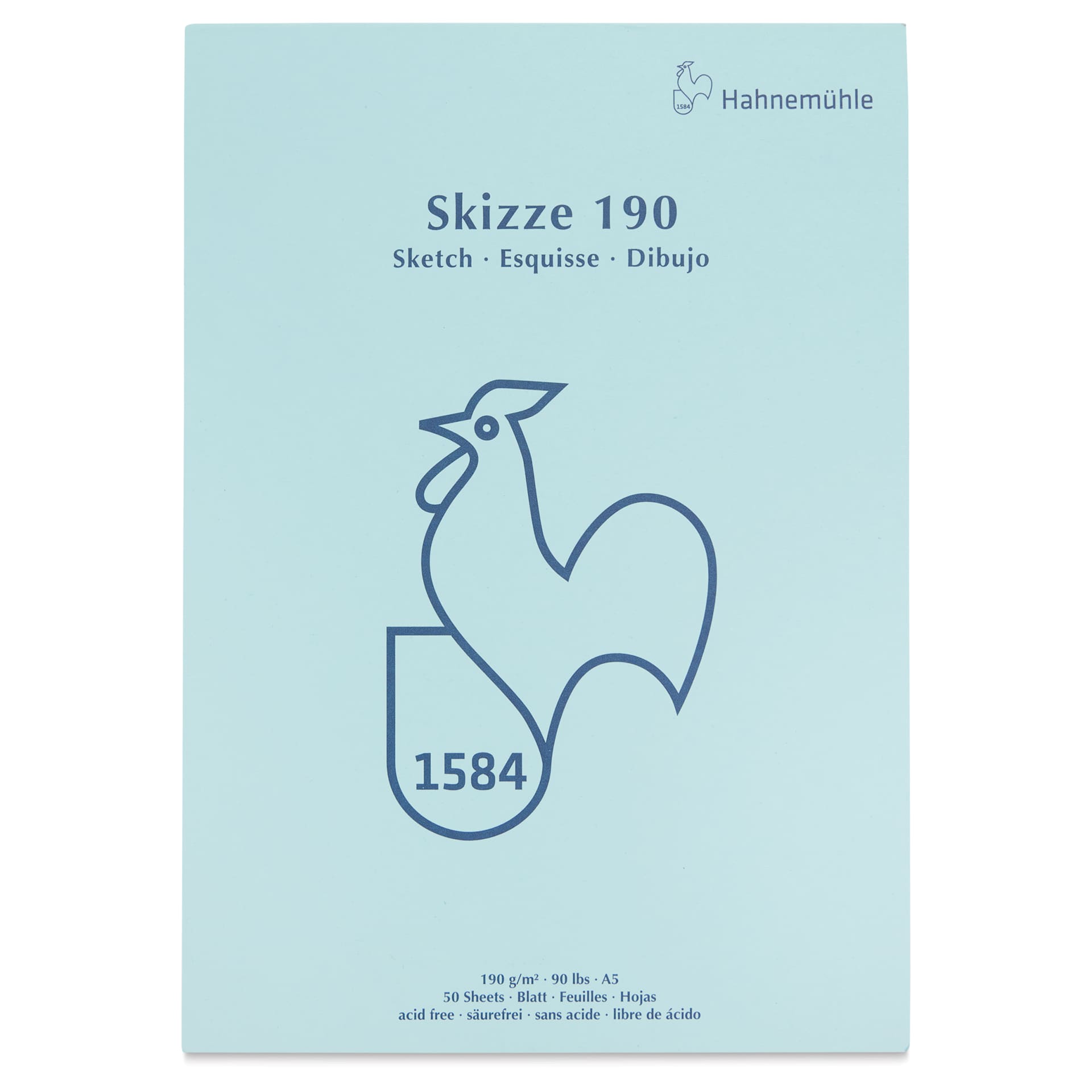 Hahnemühle Skizze Gluebound Sketch Pad - 5.83" x 8.27", 50 Sheets, 190 gsm, cover