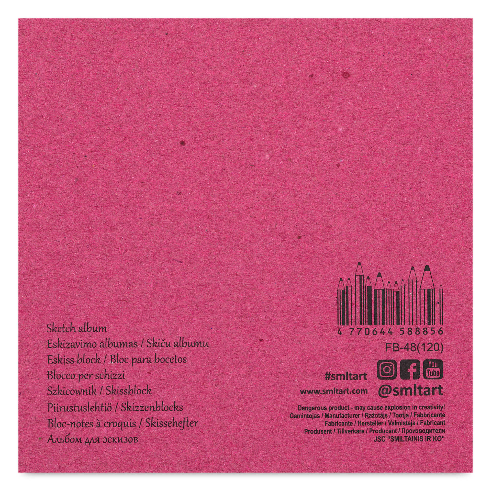 SMLT Art Layflat Drawing Pad, back cover