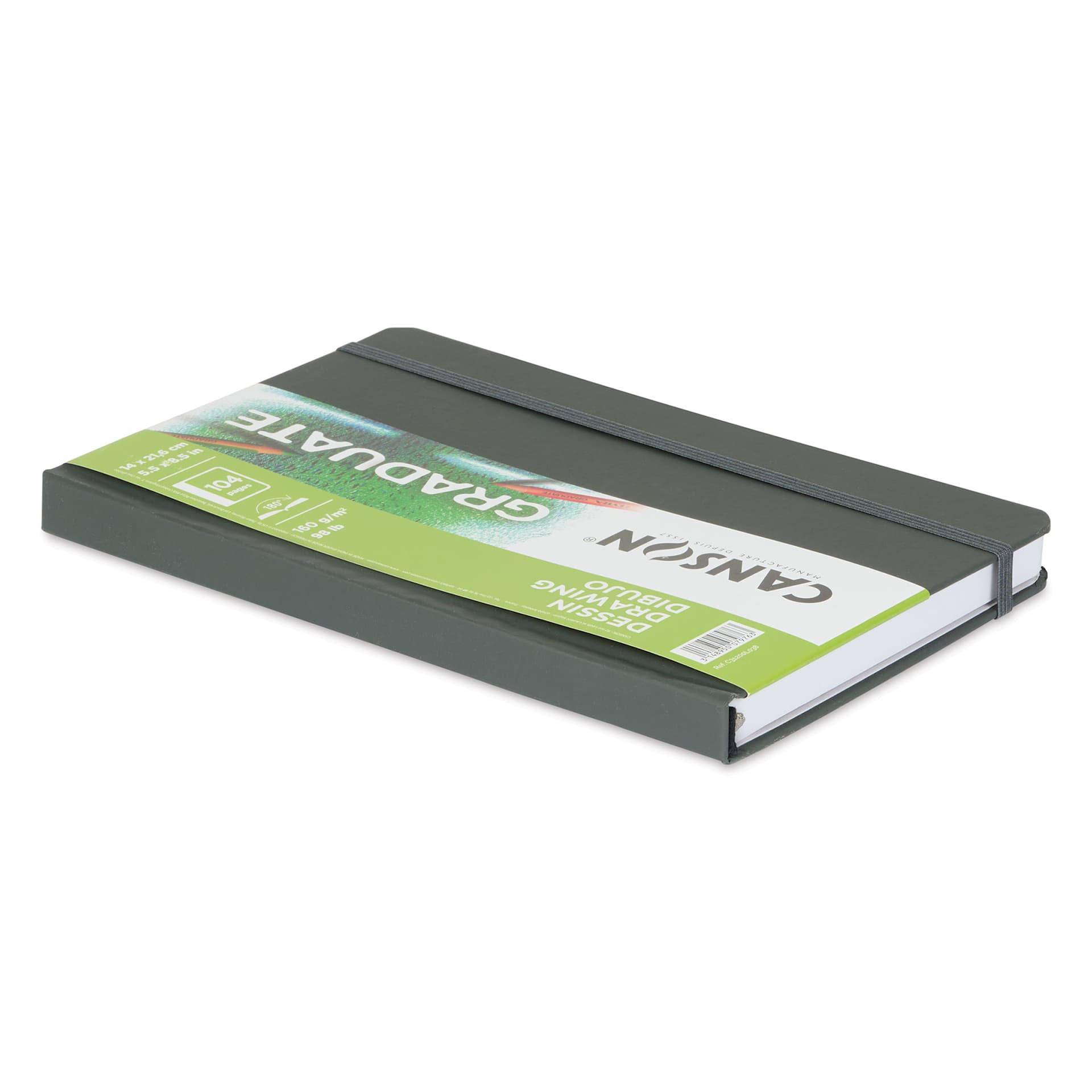 Canson Graduate Drawing Book - 5-1/2" x 8-1/2", pad laid flat