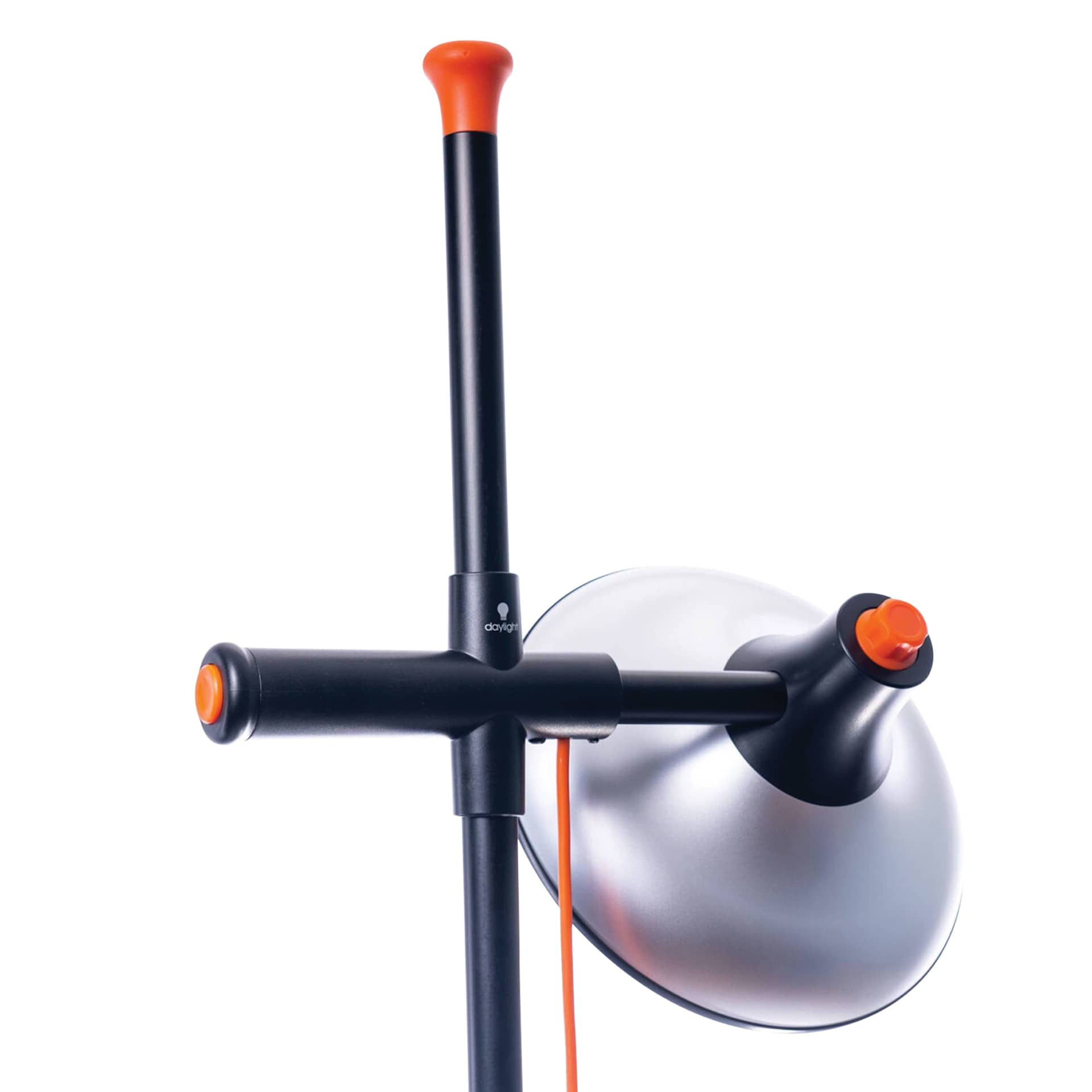 Daylight Artist Studio Lamp 2 with Stand - Chrome and Black back of lamp