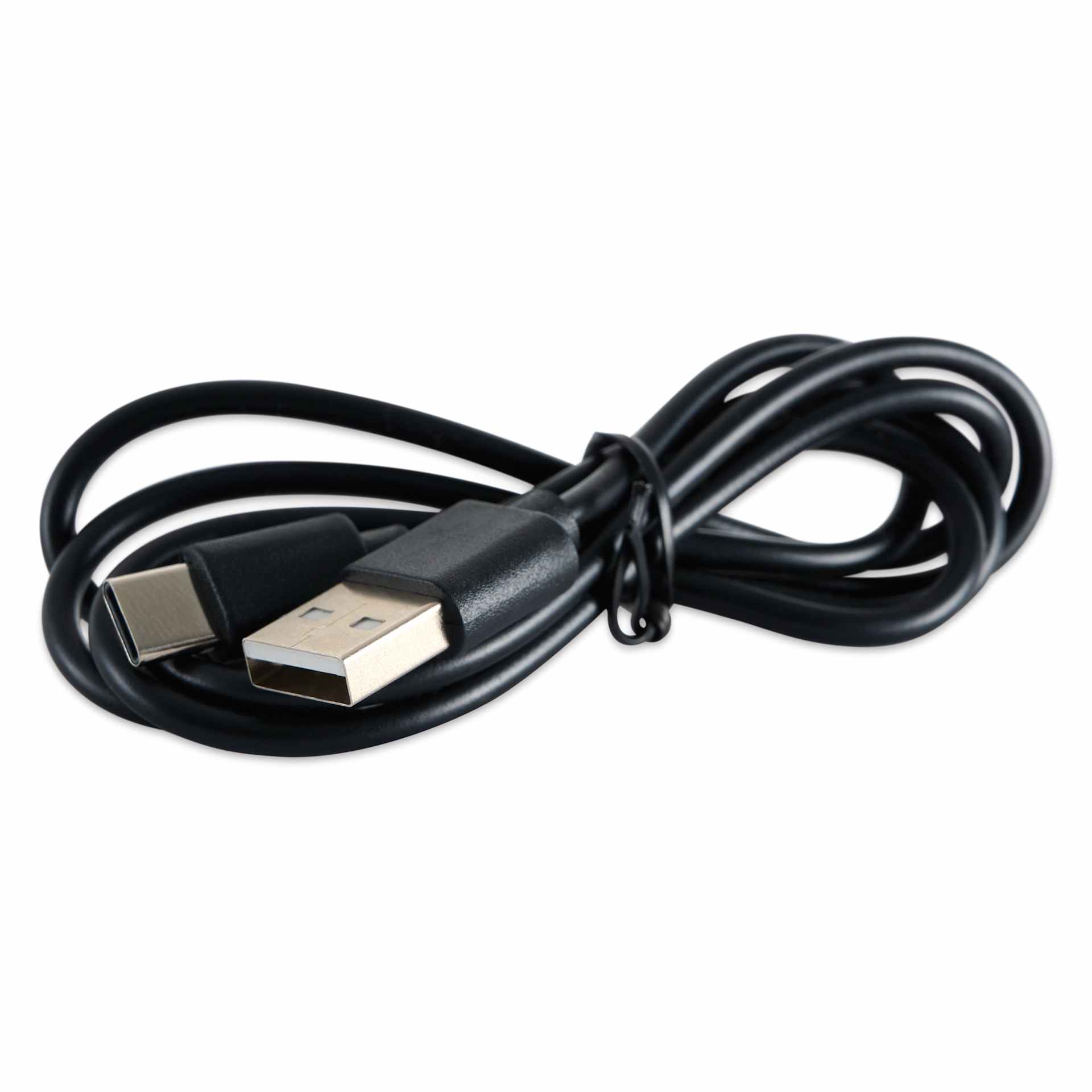 Hobbylight Cube 5-in-1 LED Table Lamp - Black, power cord