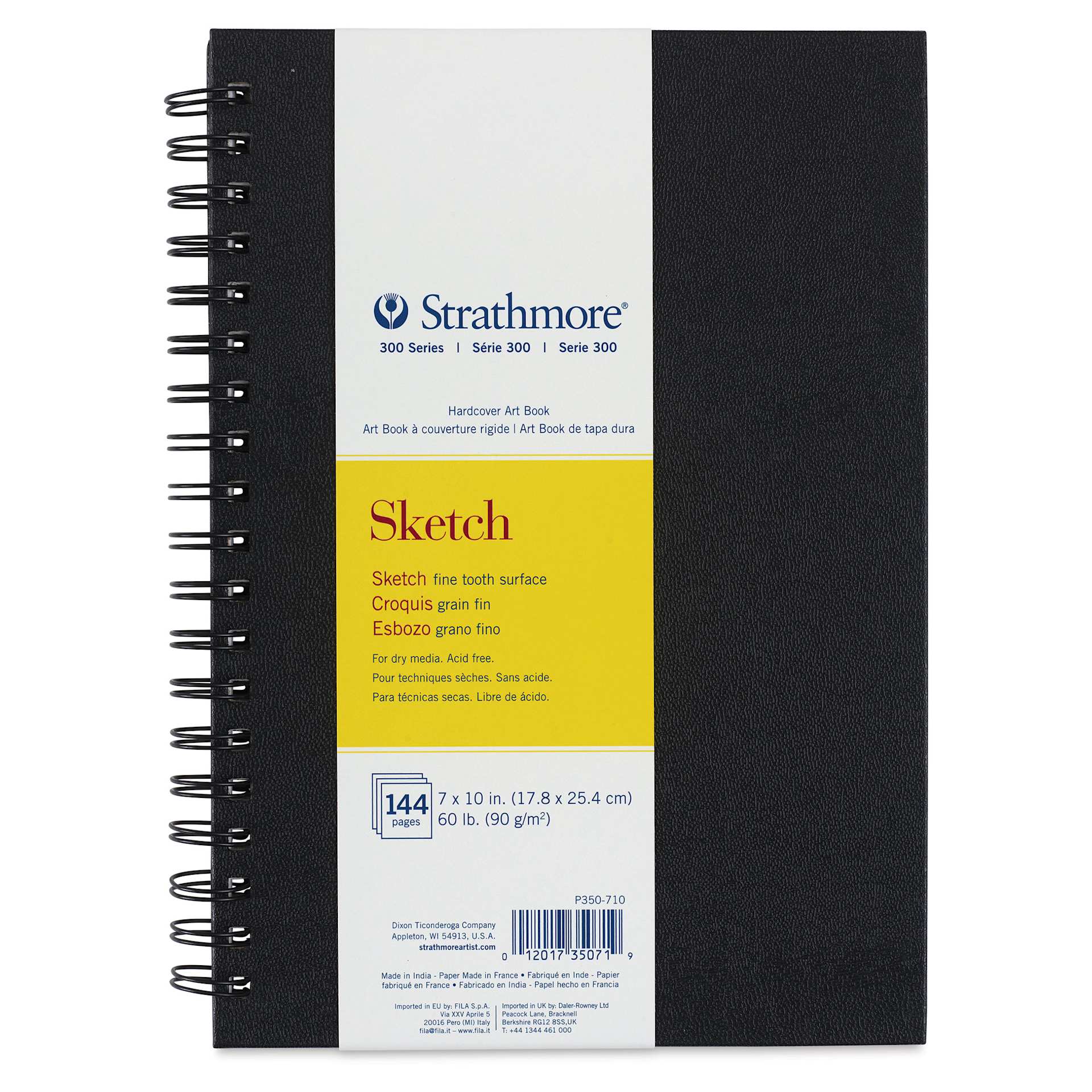 Strathmore 300 Series Sketch Hardcover Wirebound Art Book - 7" x 10"