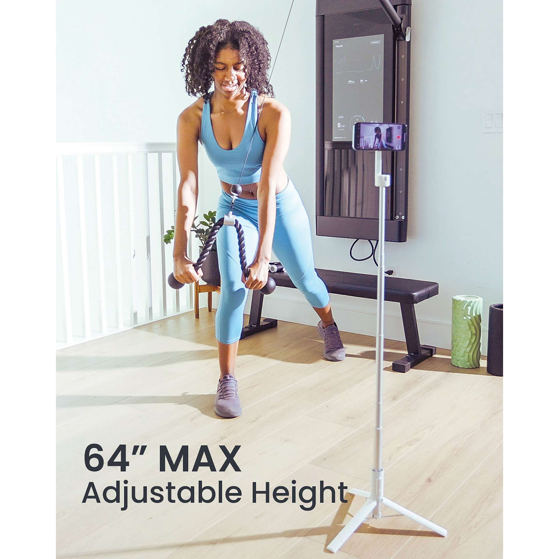 64" Max adjustable height