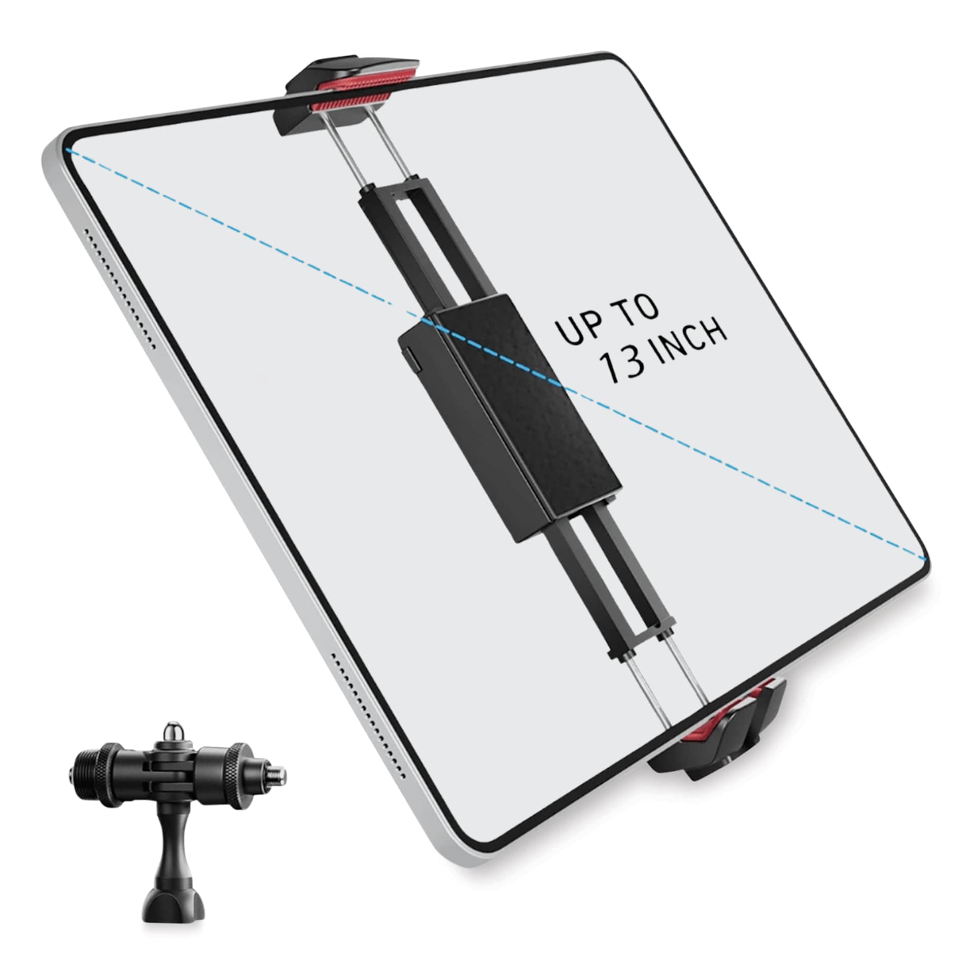 KraftGeek FlexyMount - shown with a 13" tablet