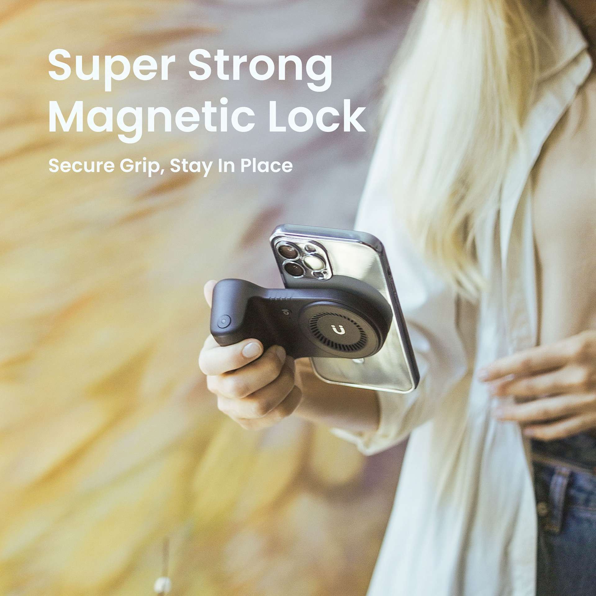 Super Strong Magnetic Lock. Secure Grip, Stay in Place.