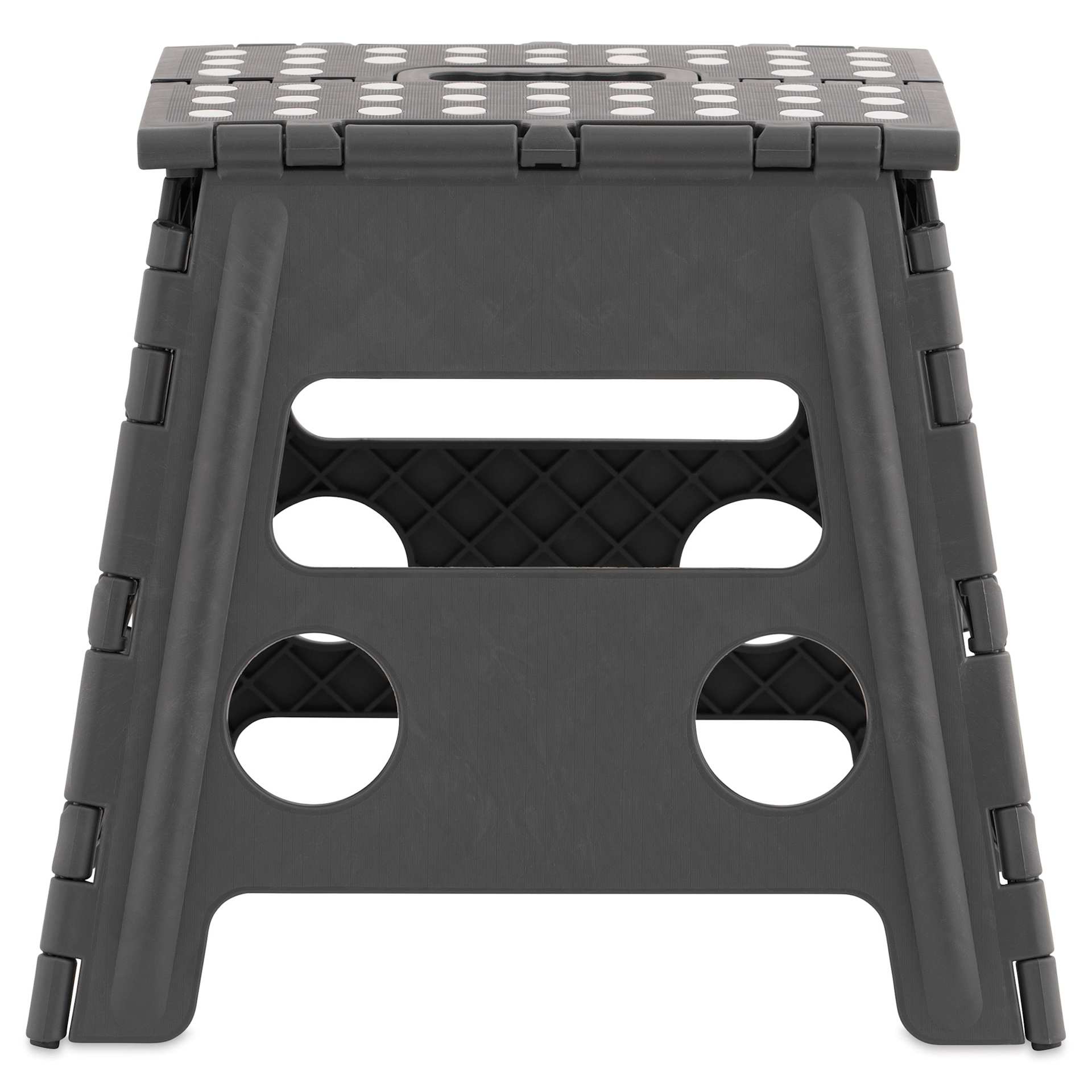 Superio Folding Step Stool - Gray, 13" Tall