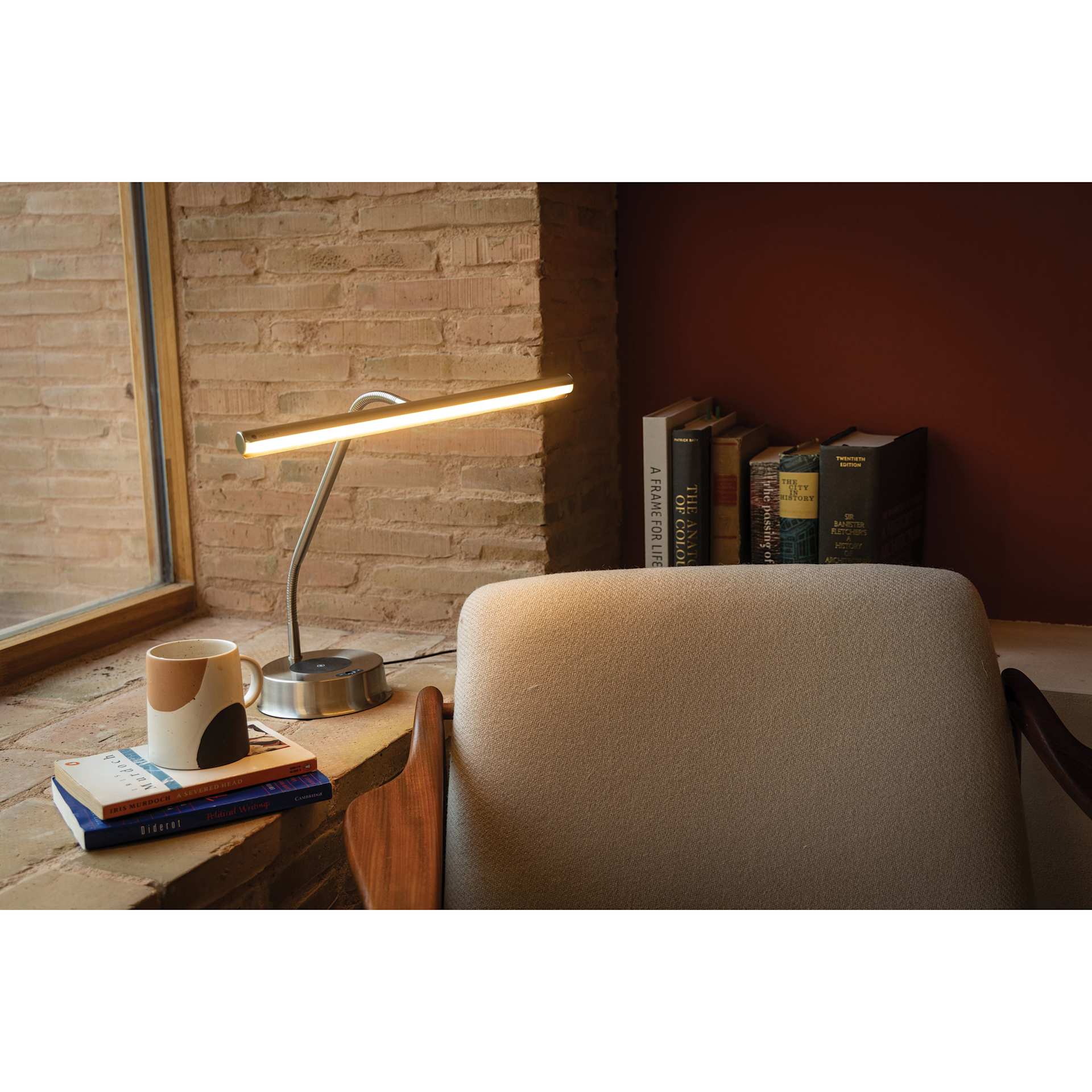 Daylight Libra Table Lamp - lamp on