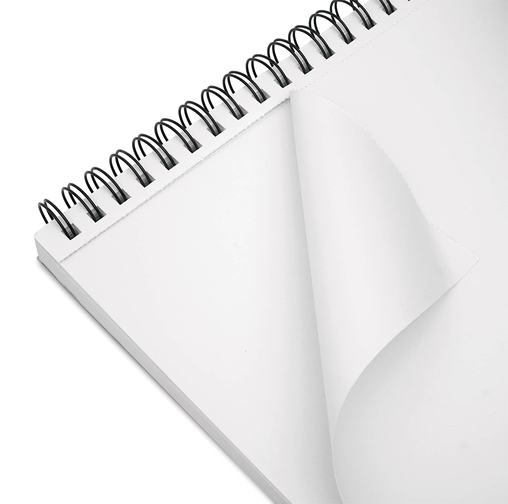 Bee Inspired Wirebound Drawing Pad - 11" x 14", close up of perforated sheet
