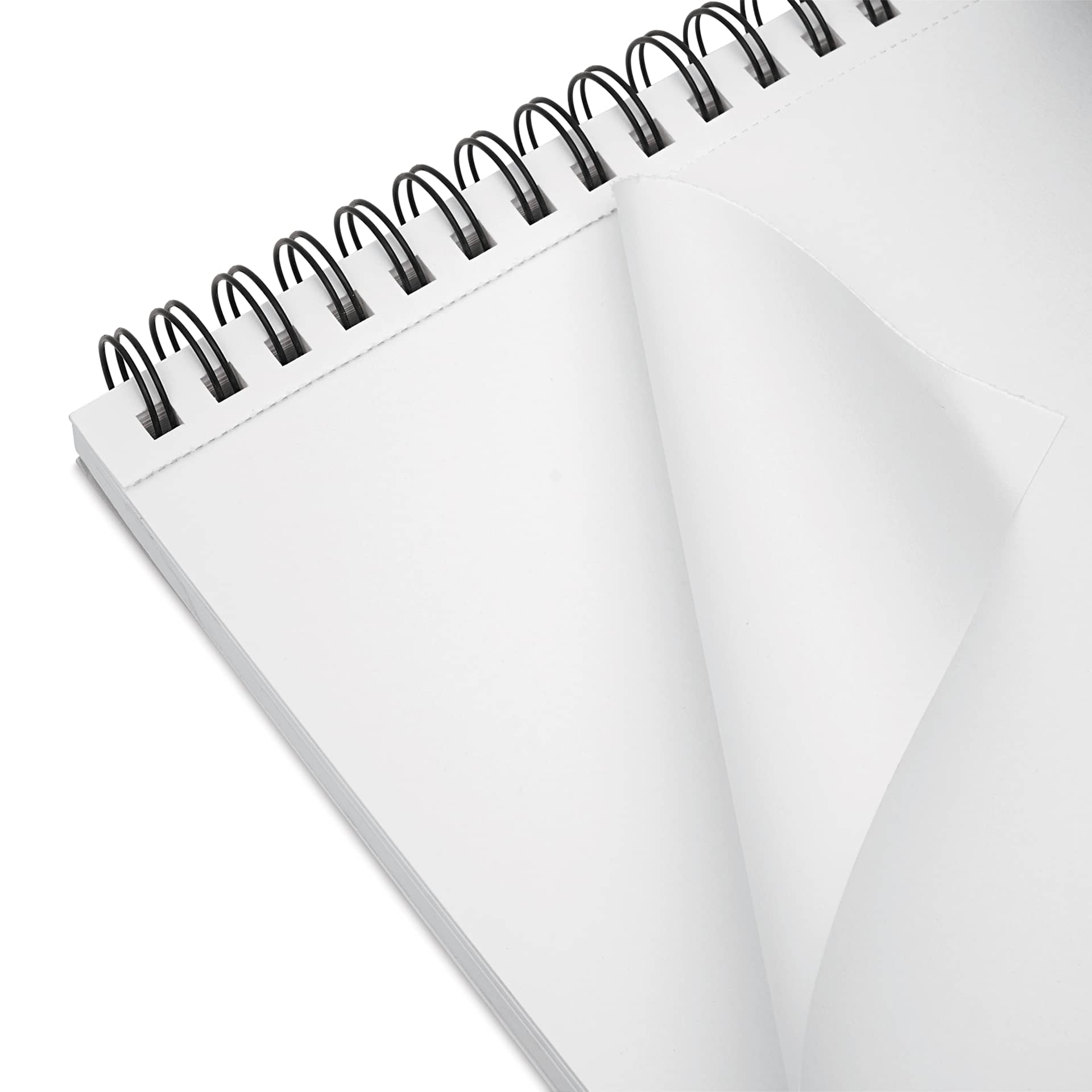 Bee Inspired Wirebound Drawing Pad - 9" x 12", close up of perforated sheet