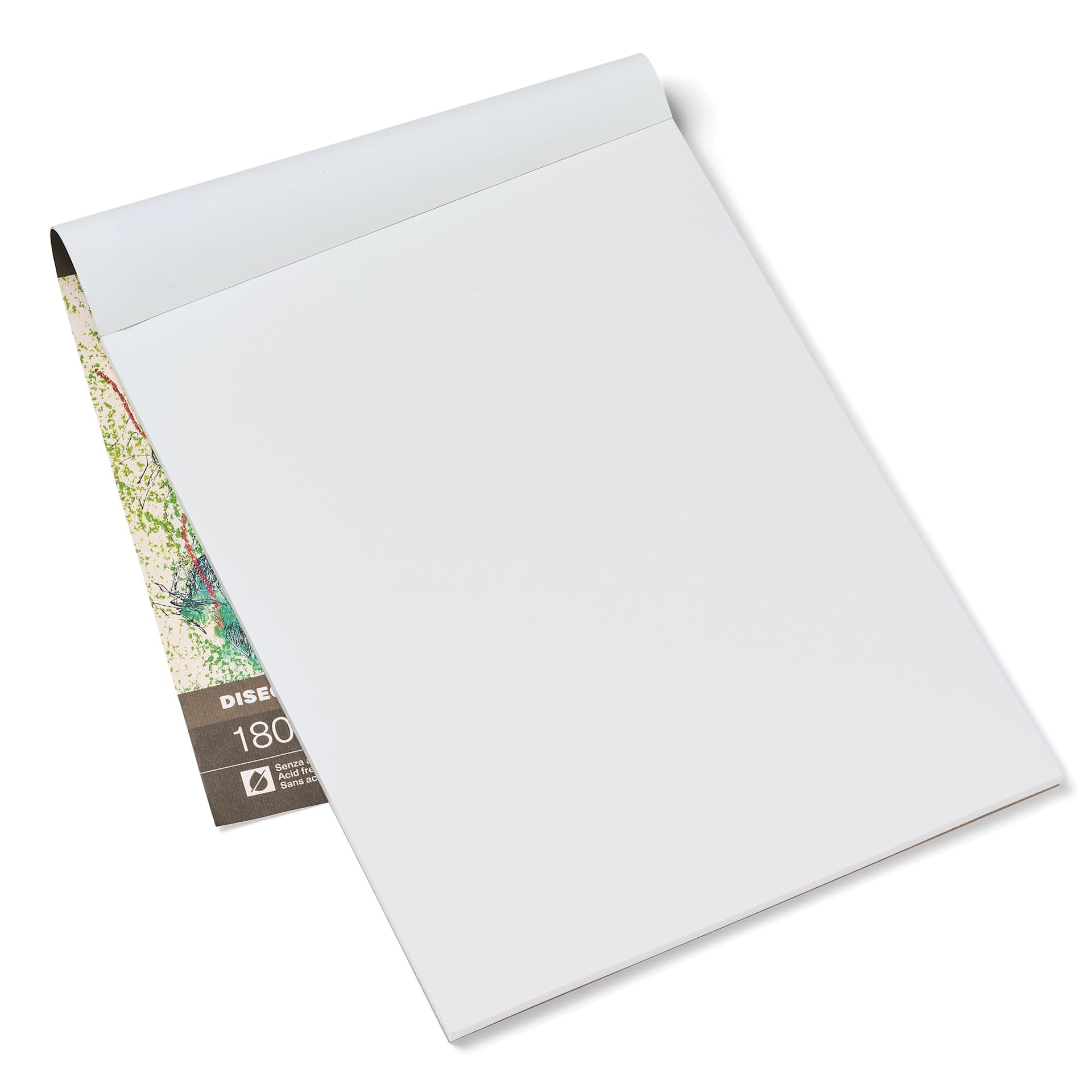 Fabriano Storia Gluebound Drawing Pad - 12" x 16", 180 gsm, 30 Sheets, open