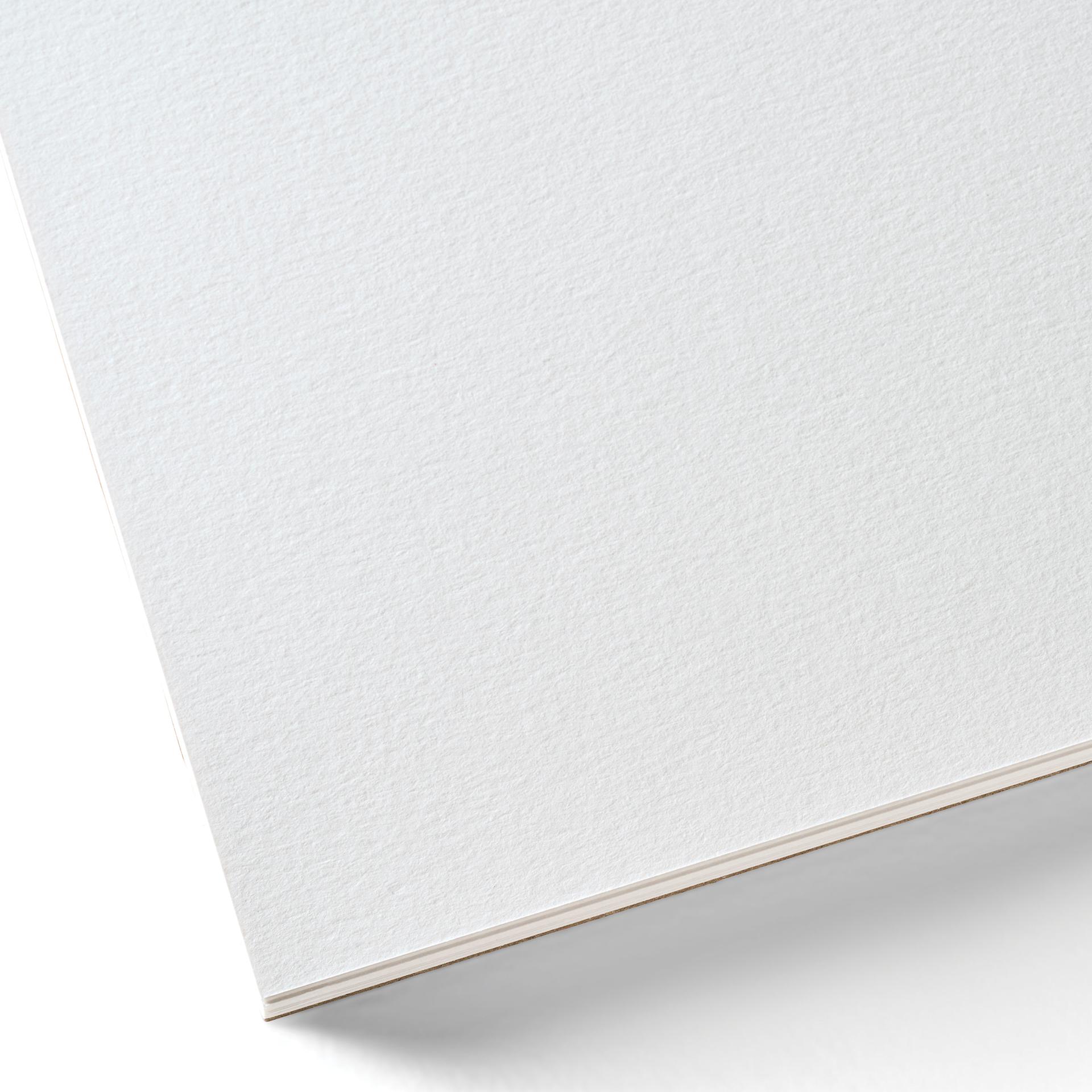 Fabriano Storia Gluebound Drawing Pad - 5" x 7", 180 gsm, 30 Sheets, close up of pad corner