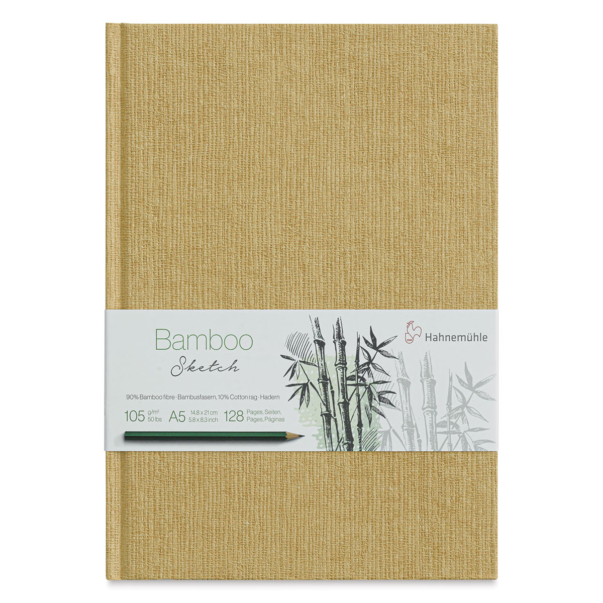Hahnemühle Bamboo Hardbound Sketchbook -  8.3" x 5.8", 128 Pages, 50 lb (front cover)