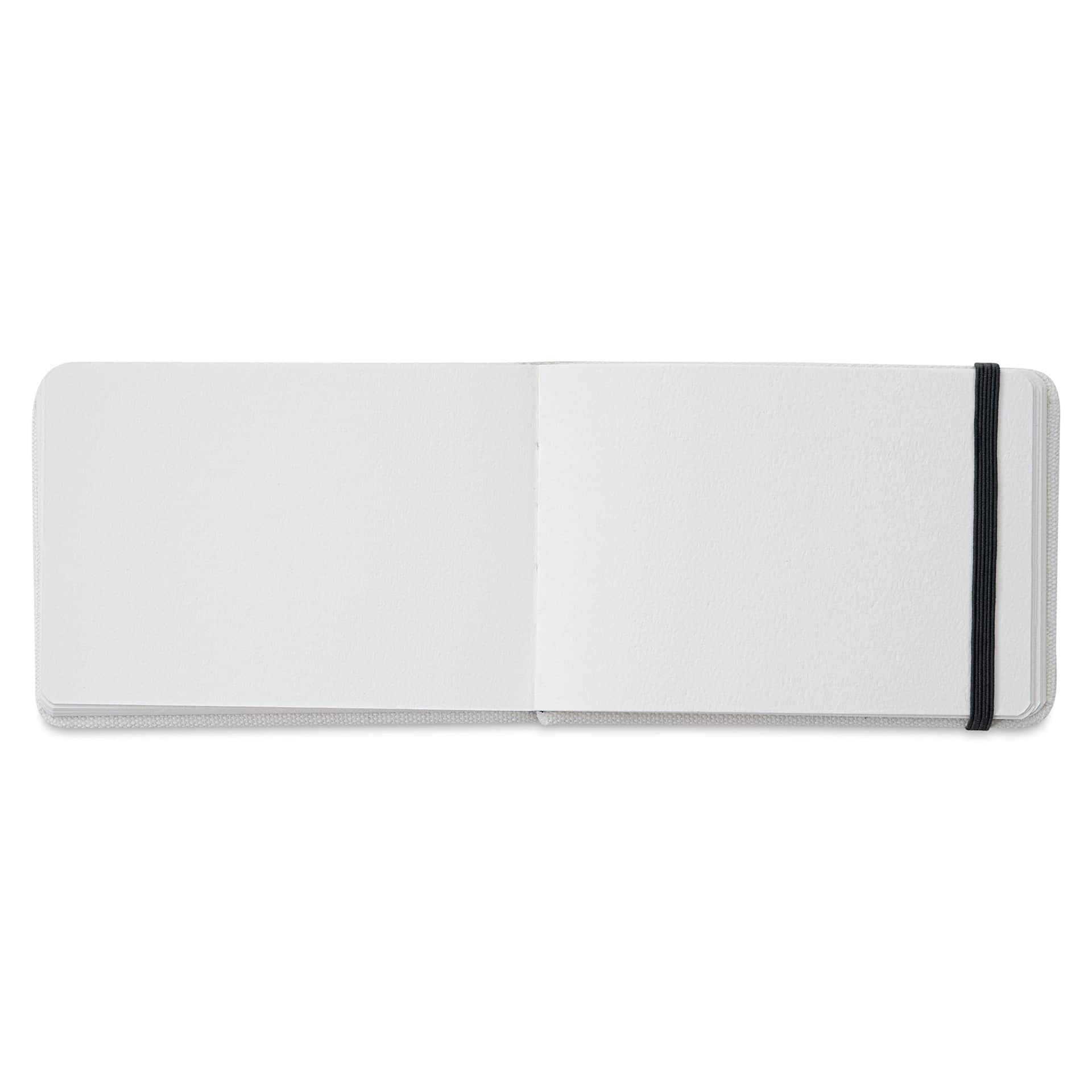Etchr Mixed Media Hardbound Sketchbook - 4.1" x 5.8", Cold Press (open to show paper)