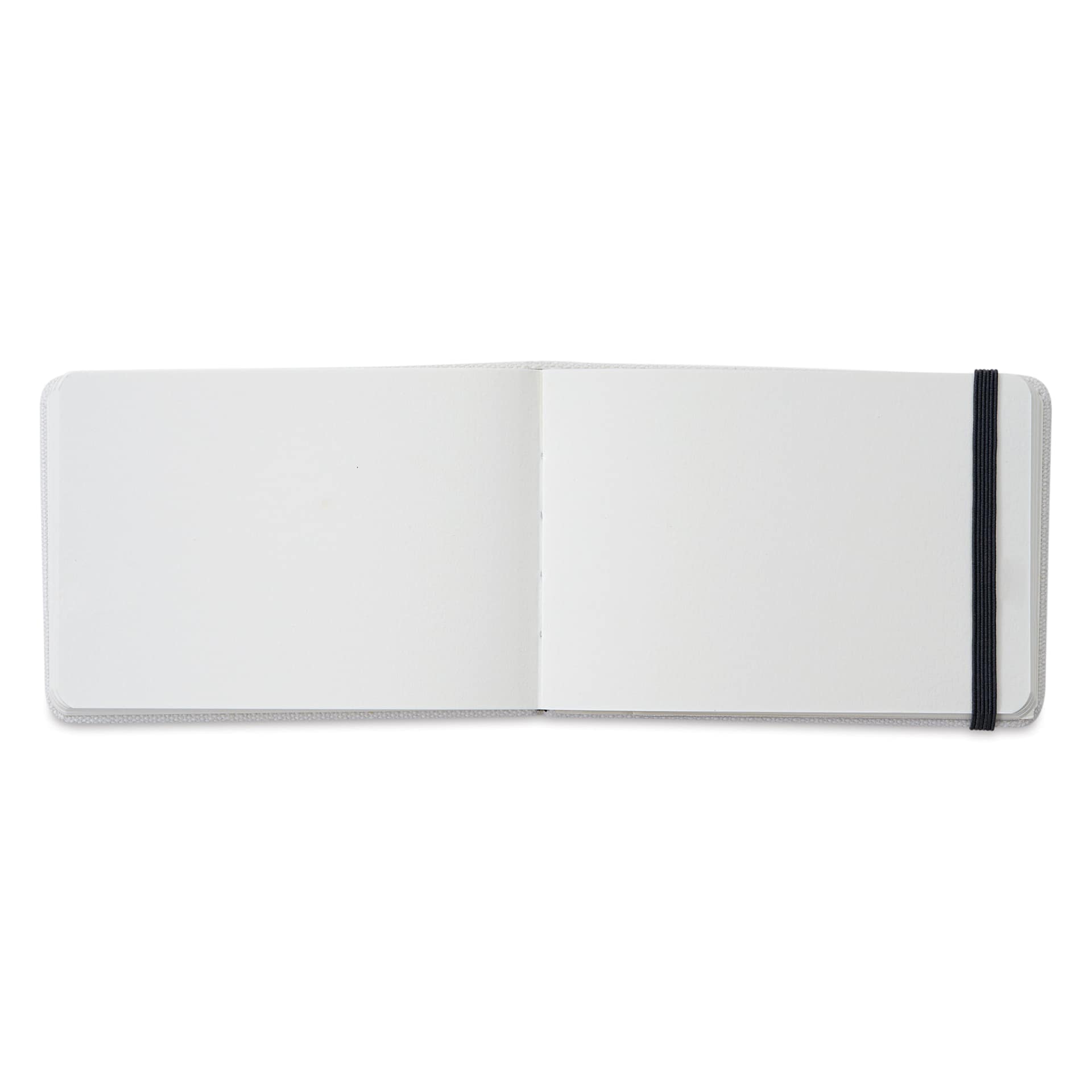 Etchr Mixed Media Hardbound Sketchbook - 4.1" x 5.8", Hot Press (open to show paper)