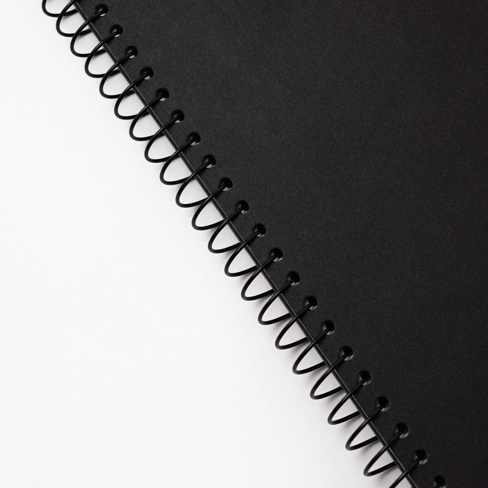 Blackwing Spiral Notebooks, close-up of binding