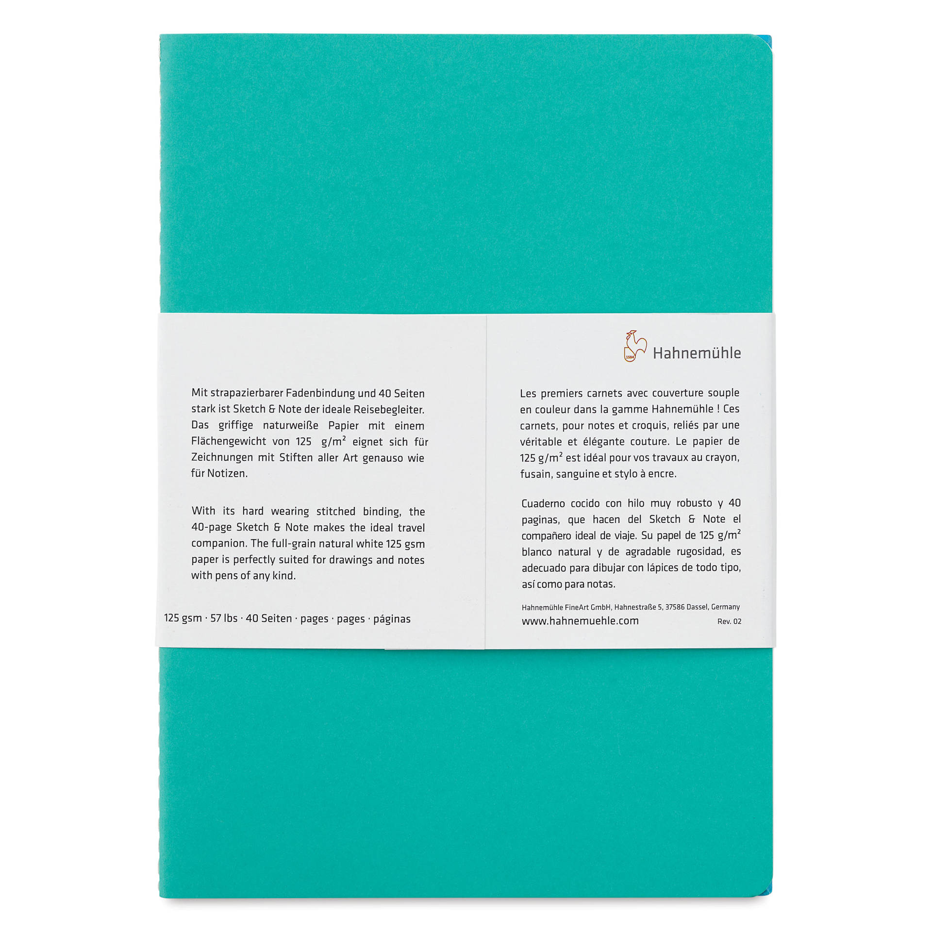 Hahnemühle Sketch and Note Booklets - Back of the Green, 5.83" x 8.27" booklet