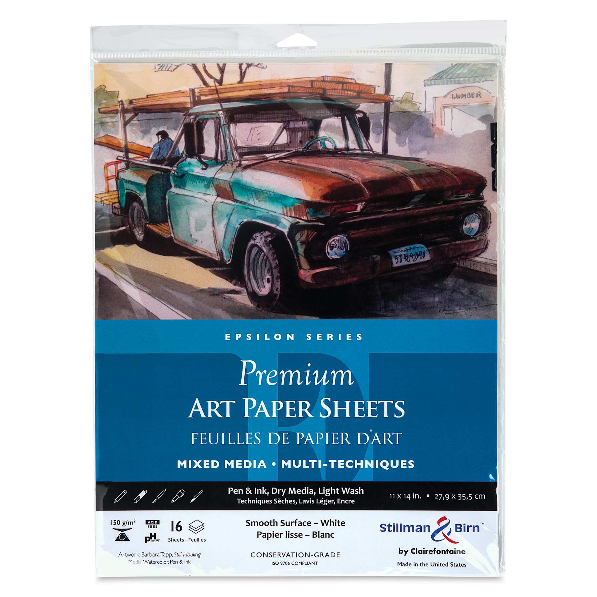 Stillman & Birn Epsilon Series Art Paper - 11" x 14", front of the packaging