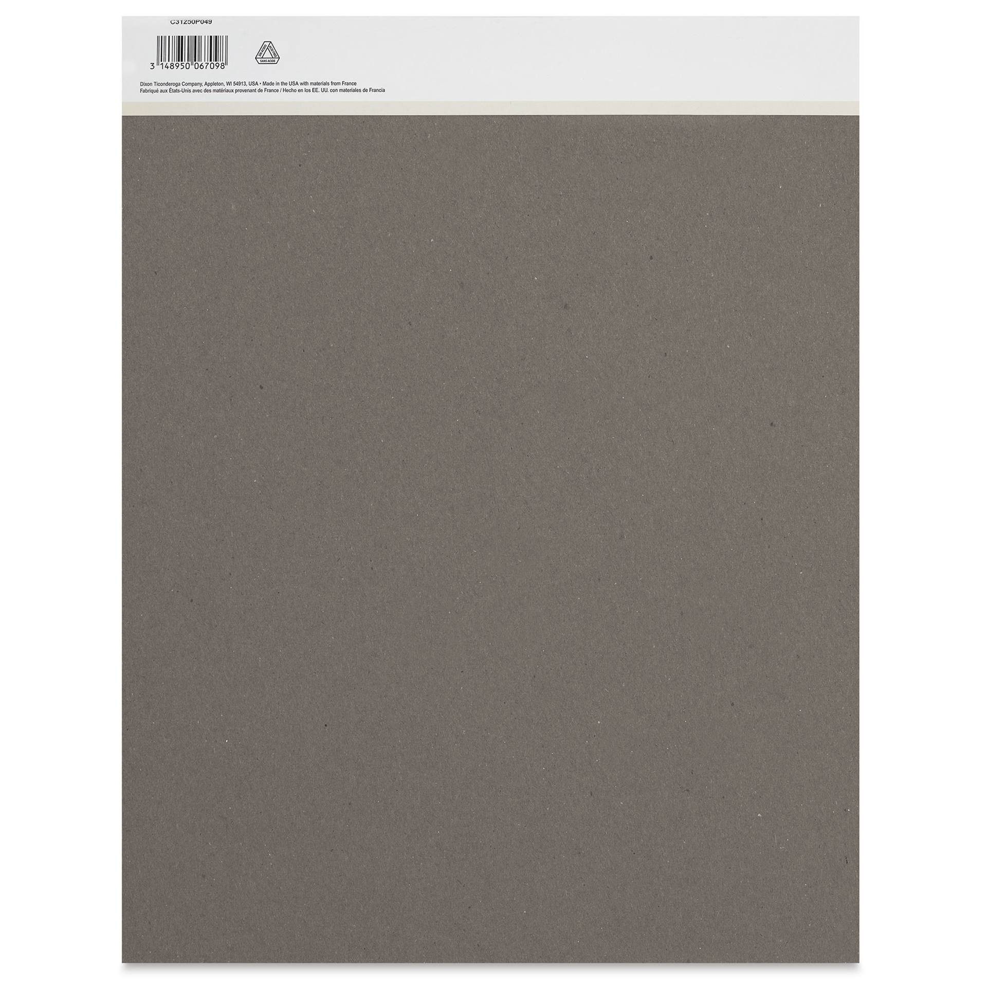 Canson Graduate Toned Mixed Media Pad - Natural, 11" x 14", back cover
